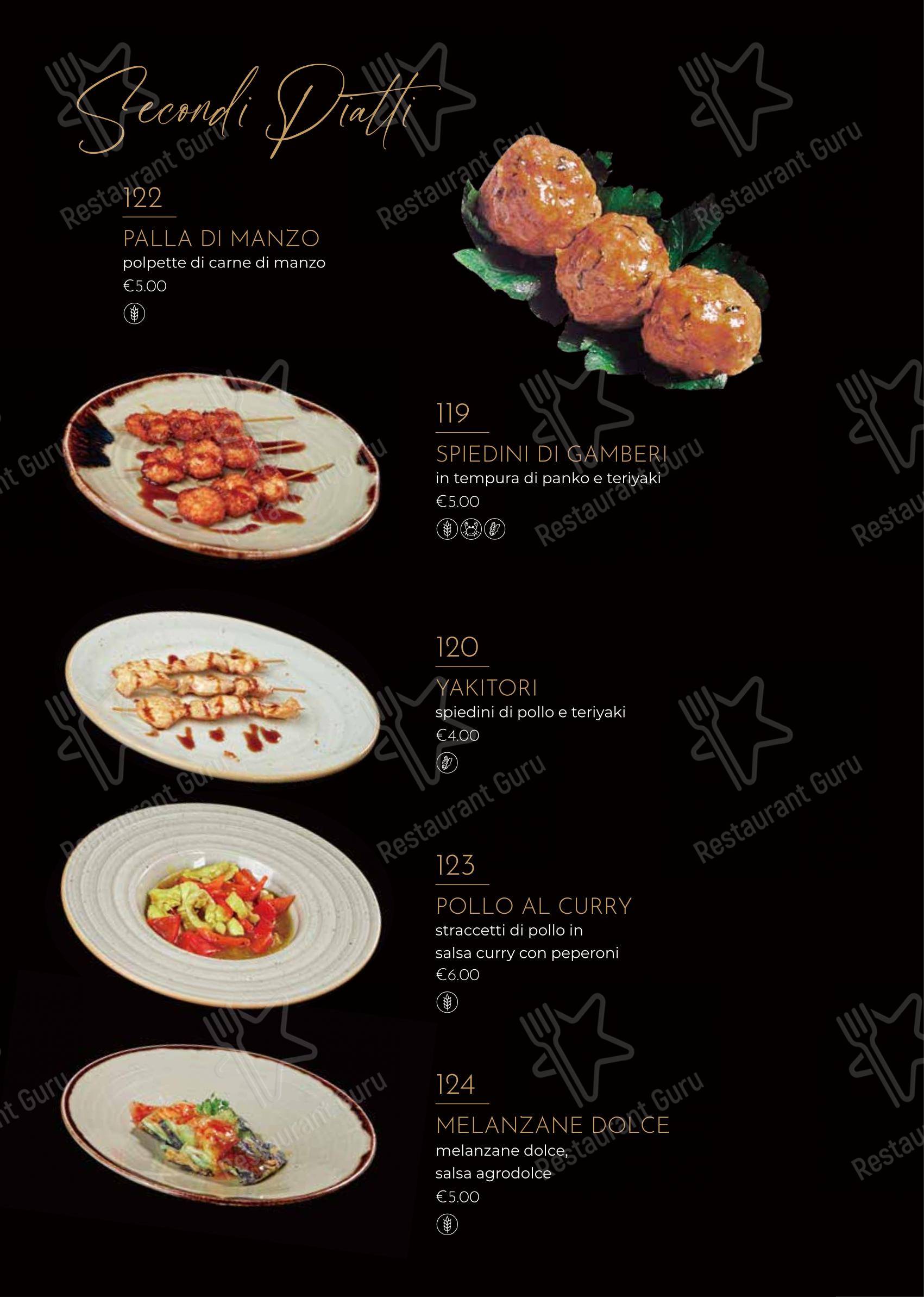 Ristorante Giapponese Hanami Parma in Parma - Menu bar