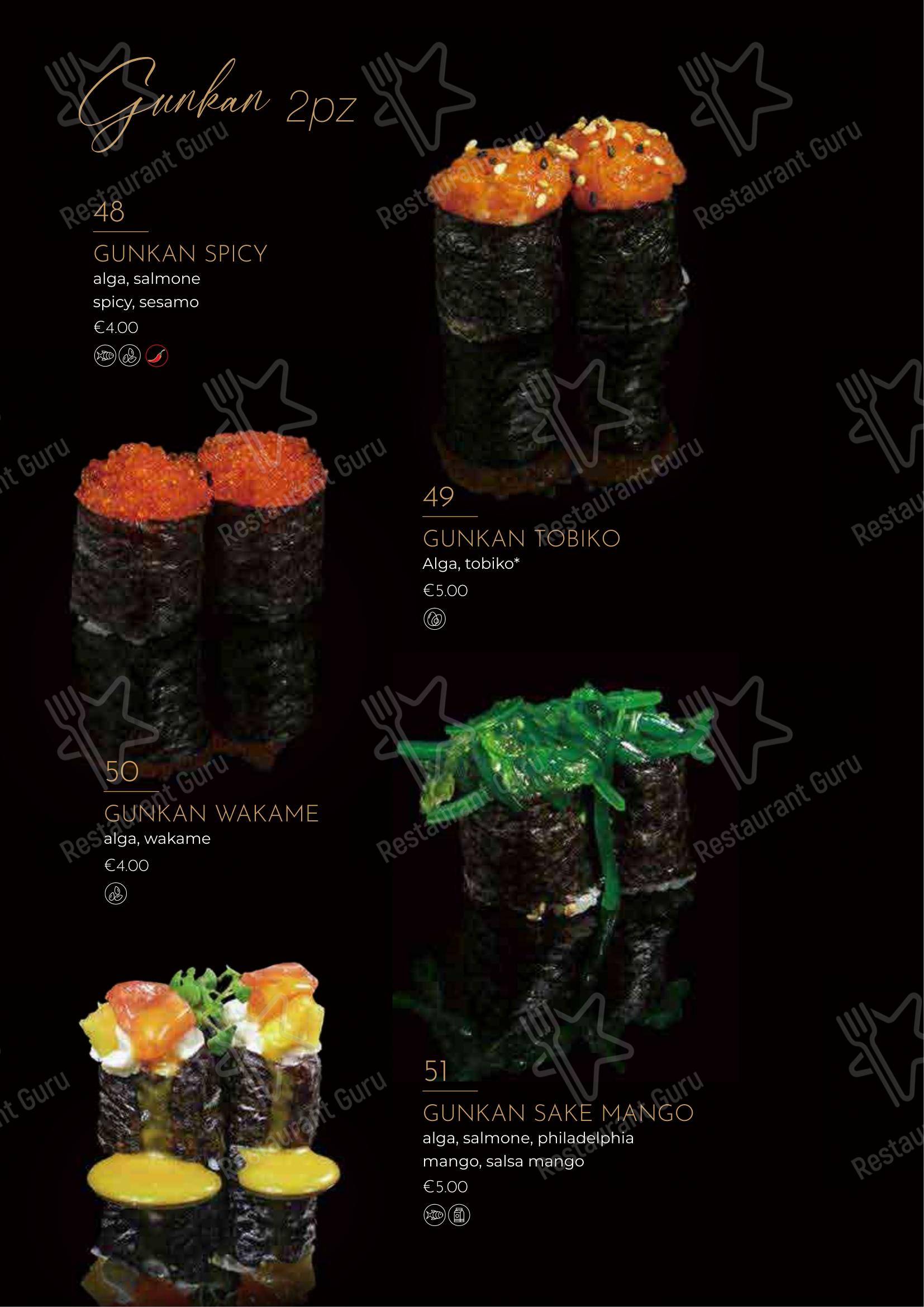 Menu per Ristorante Giapponese Hanami Parma in Parma