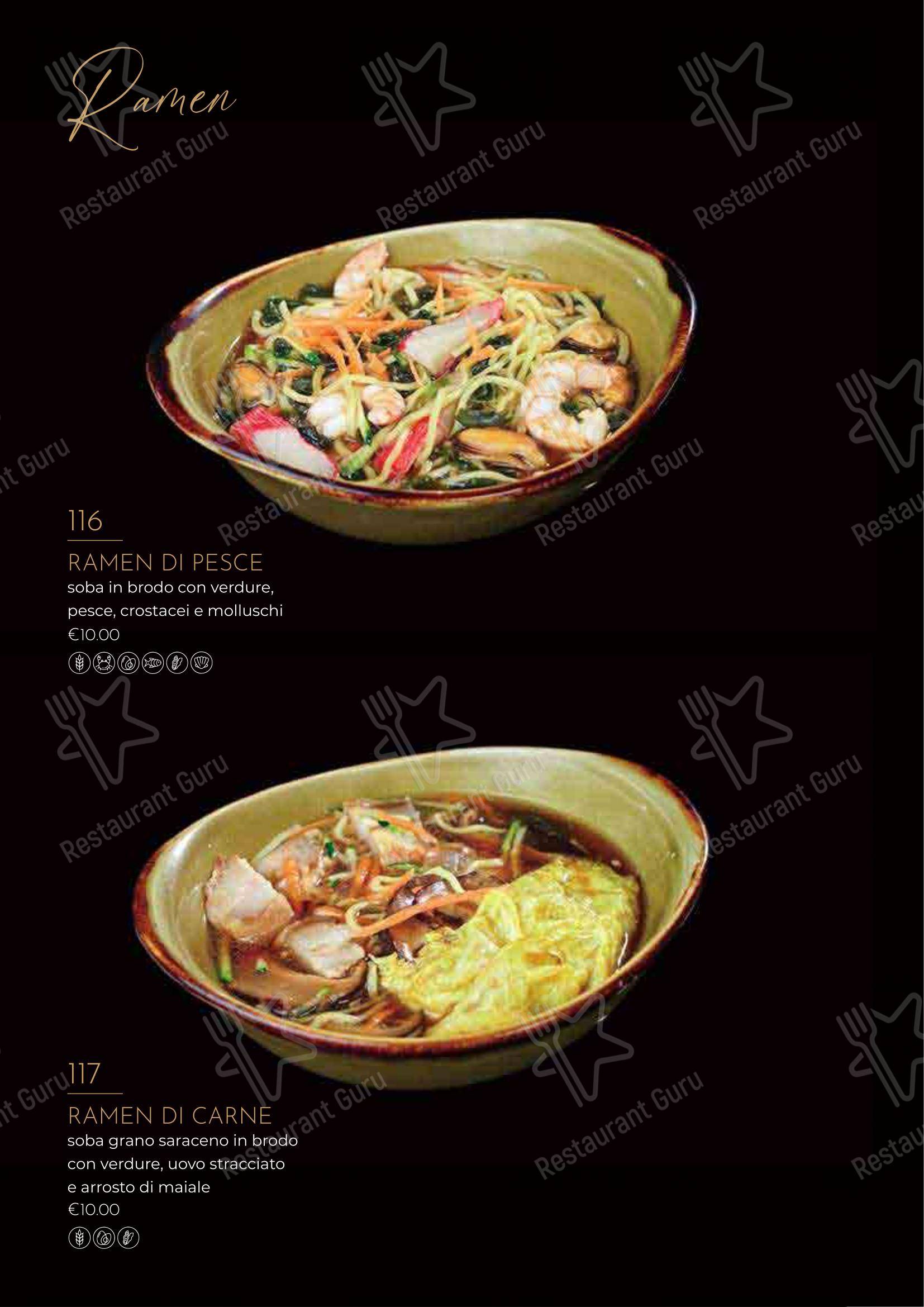 Menu di Ristorante Giapponese Hanami Parma - Menu