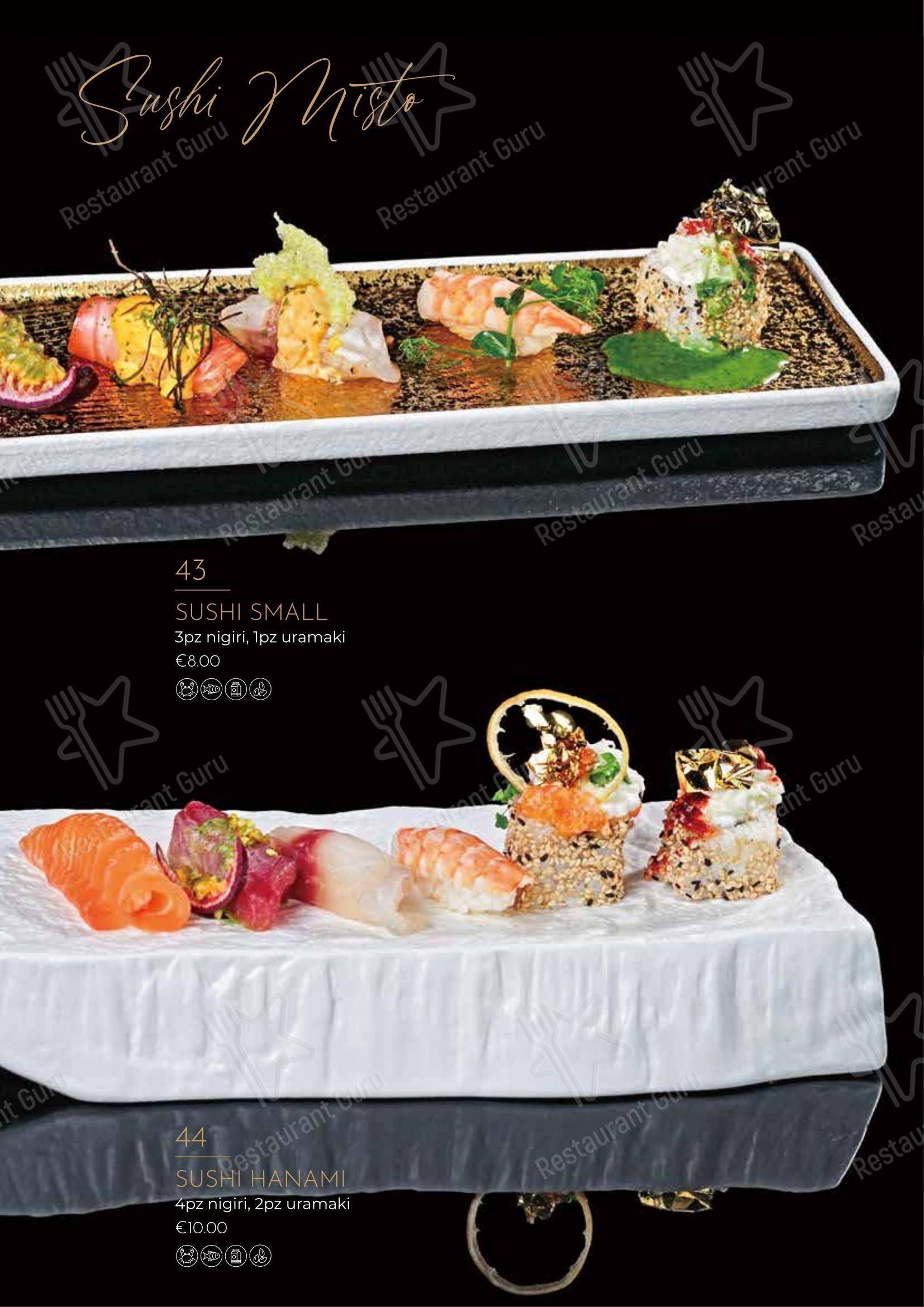 Menu di Ristorante Giapponese Hanami Parma - 菜单