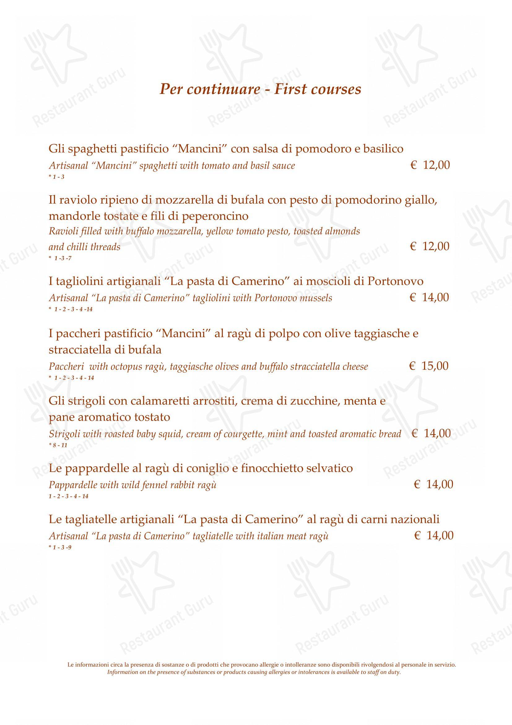 Menu per Ristorante La Rotonda Jesi in Jesi