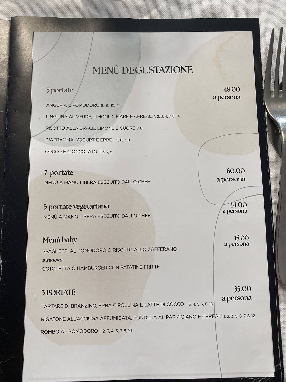 Menu di Ristorante Magrej 