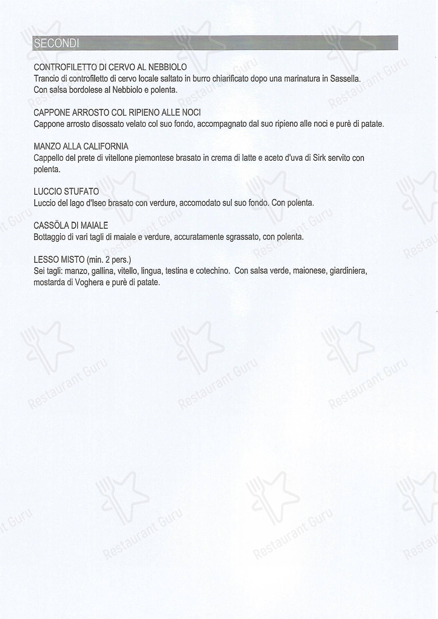 Menu per Ristorante Mary + Co ristorante