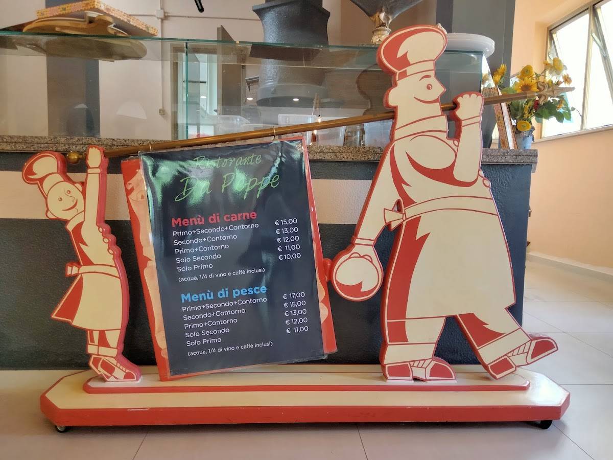 Menu di Ristorante Pizzeria da Peppe 