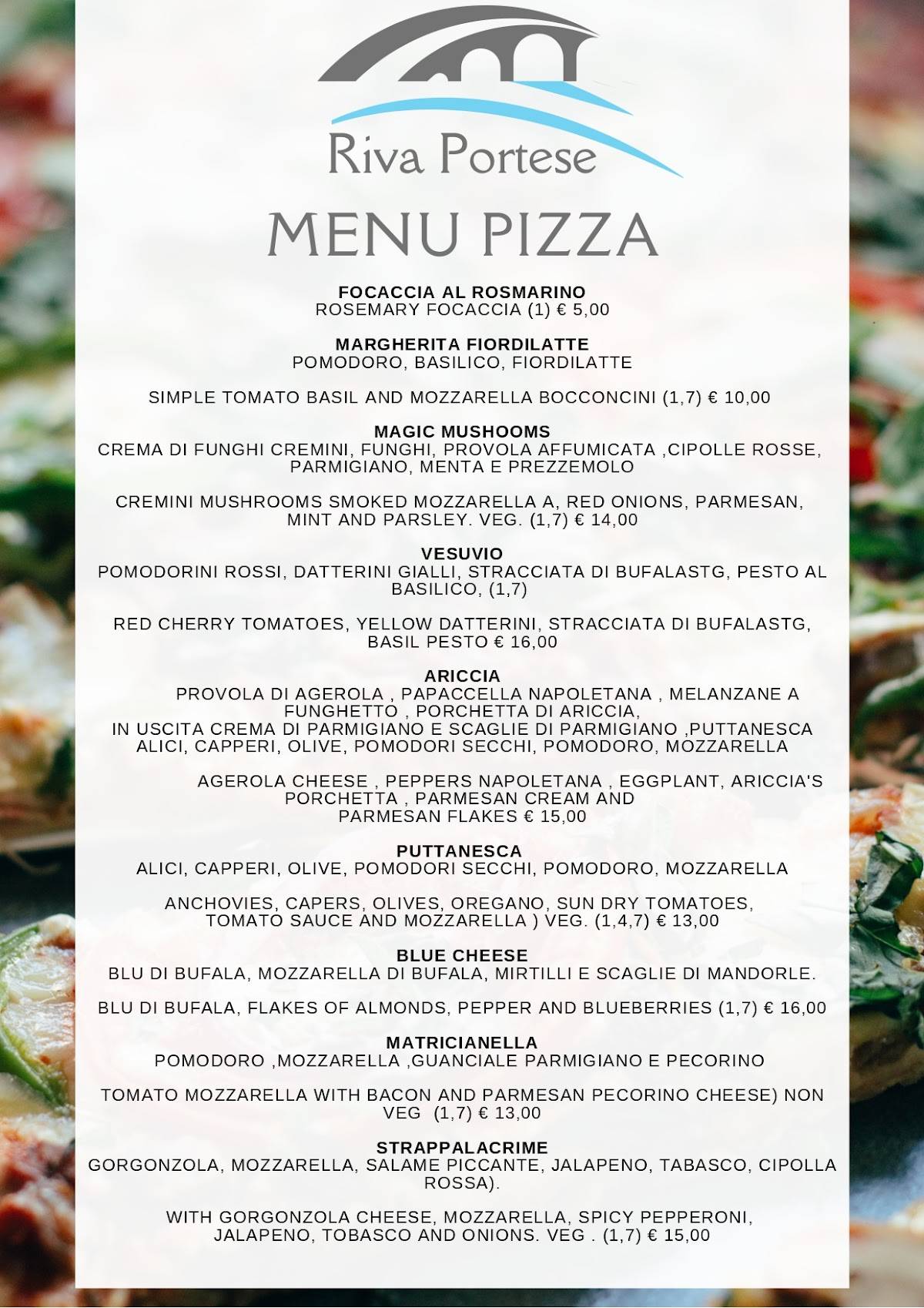 Menu di Riva Portese 