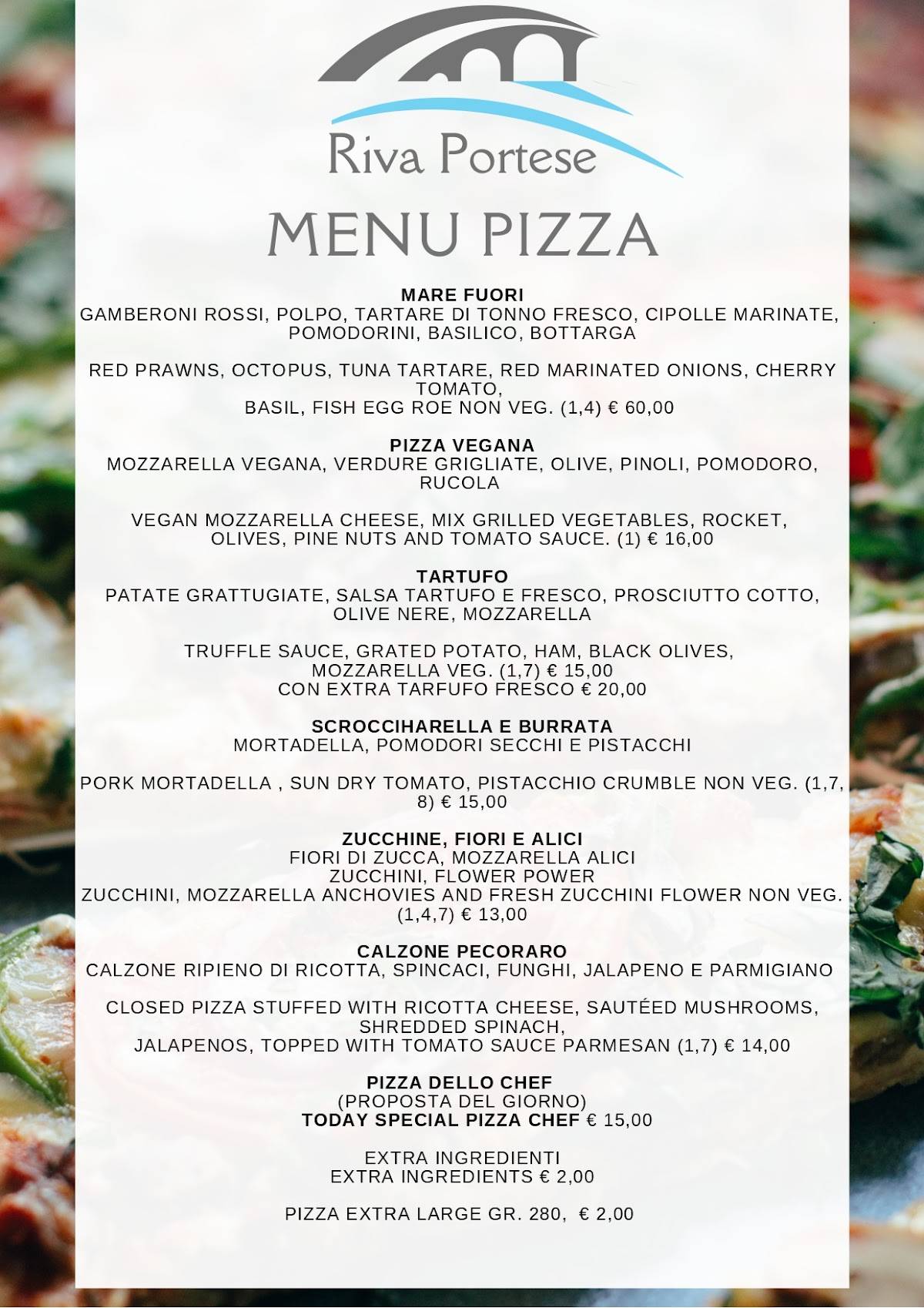 Menu di Riva Portese 