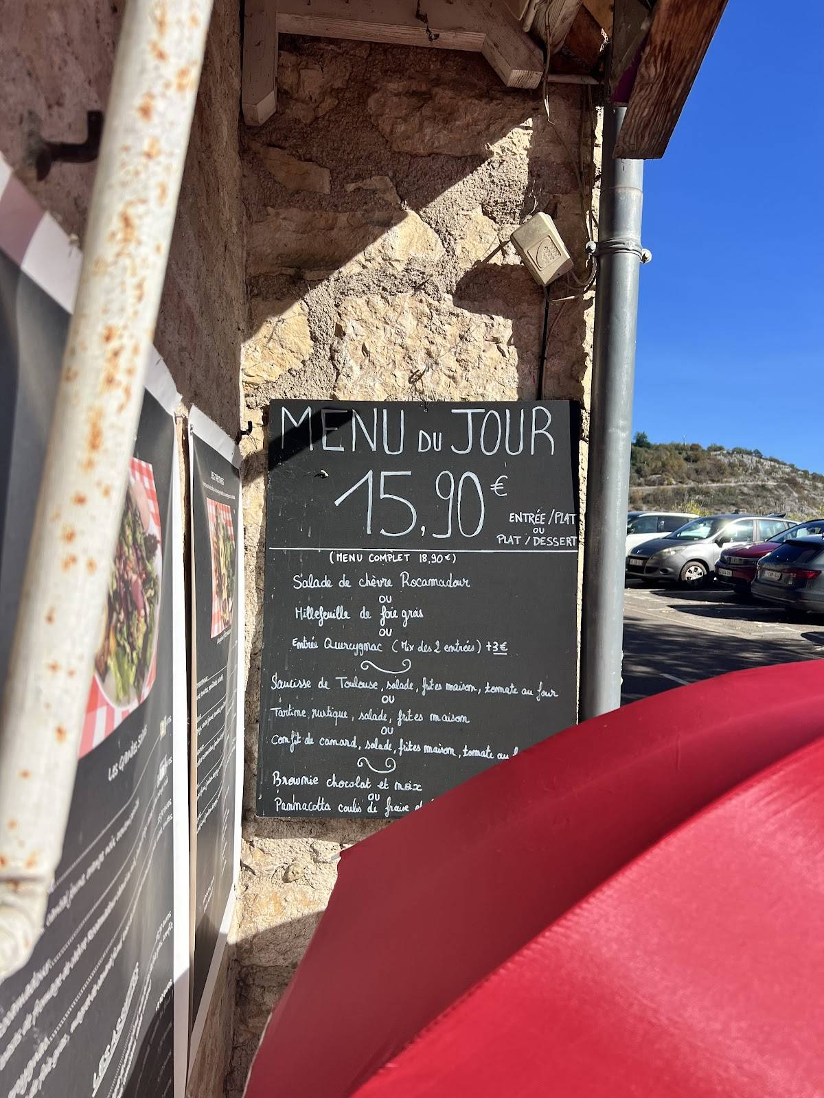 Menu de Le Quercygnac
