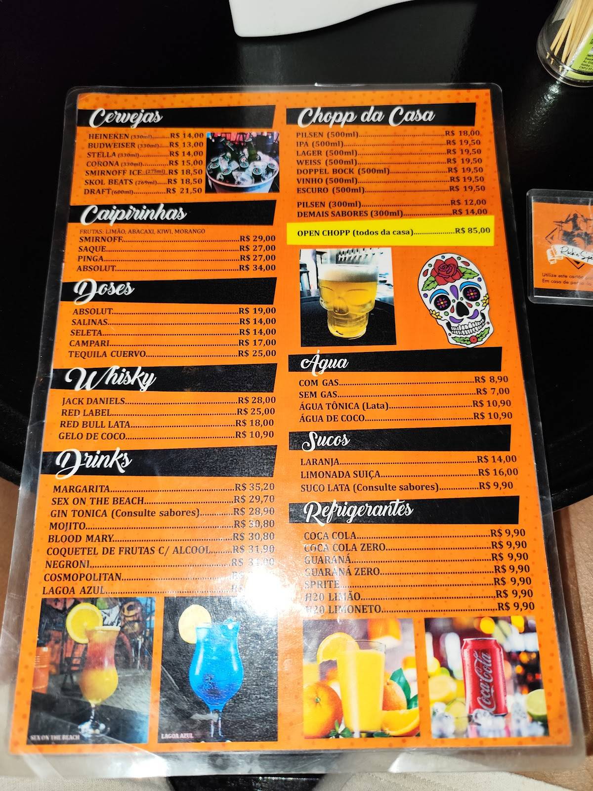 Rock 'n’ Speto cardápio