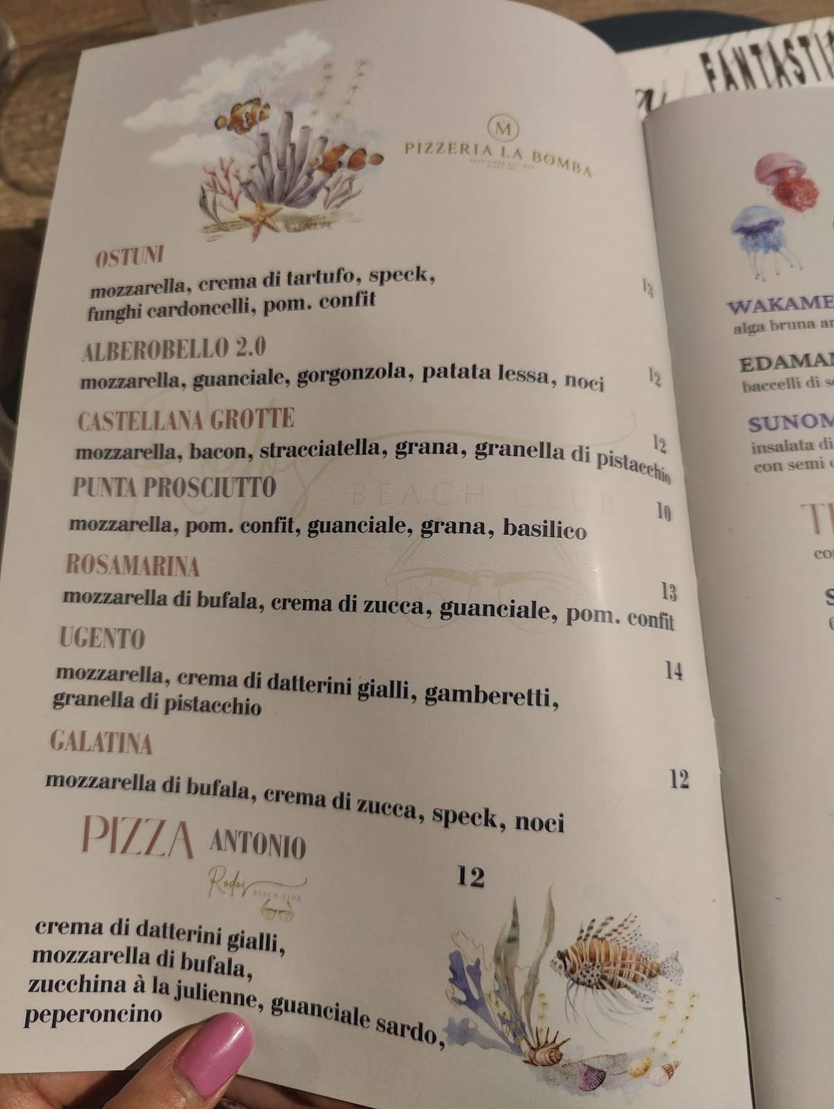Menu di Rodos 