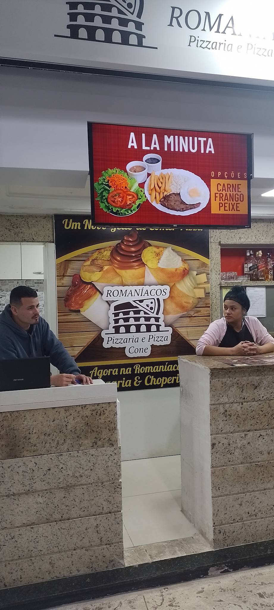 Romaniacos Pizzaria e Pizza Cone cardápio
