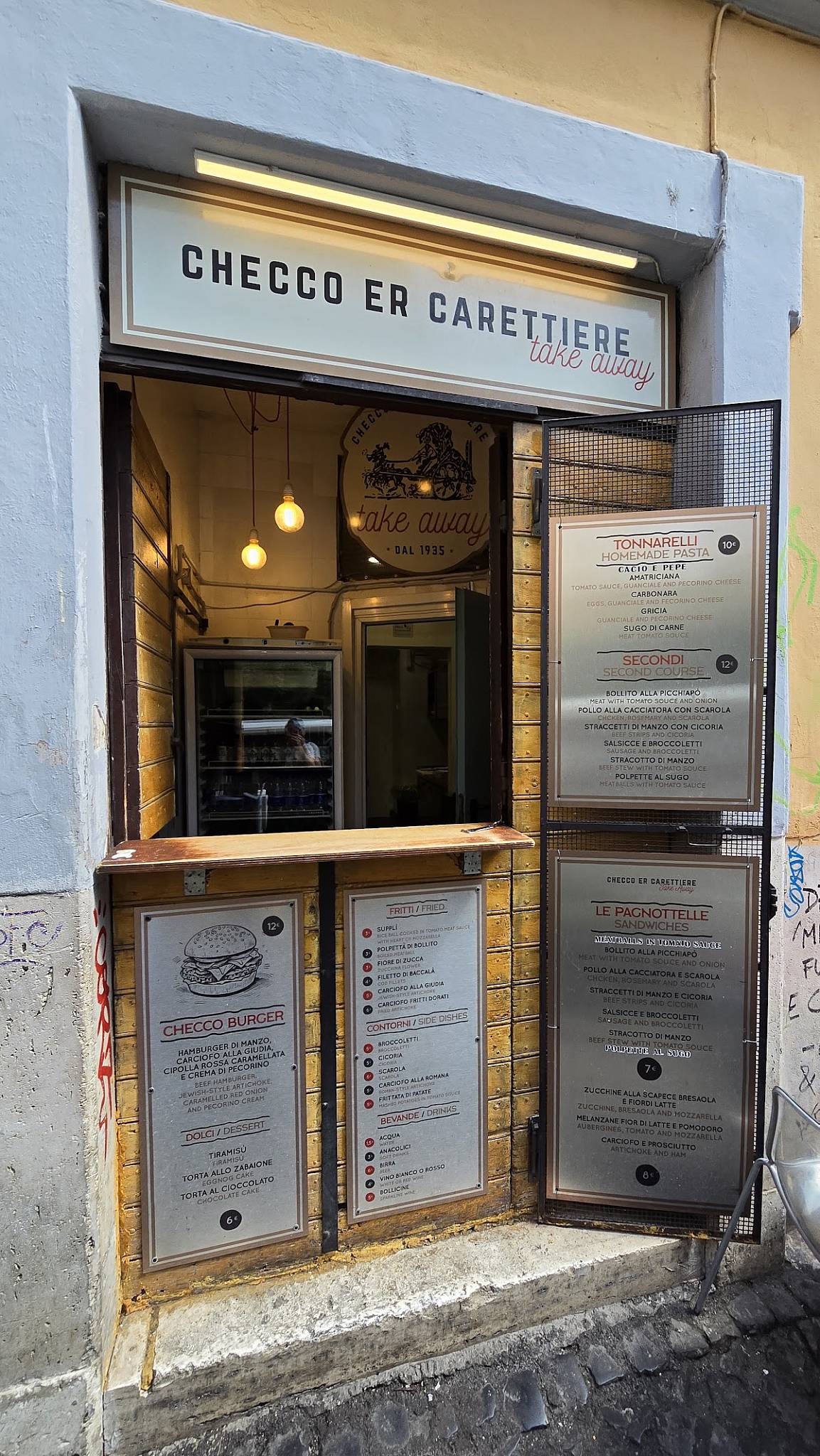 Menu di Checco Er Carettiere 