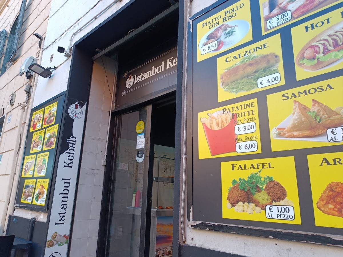 Menu di Istanbul kebab 