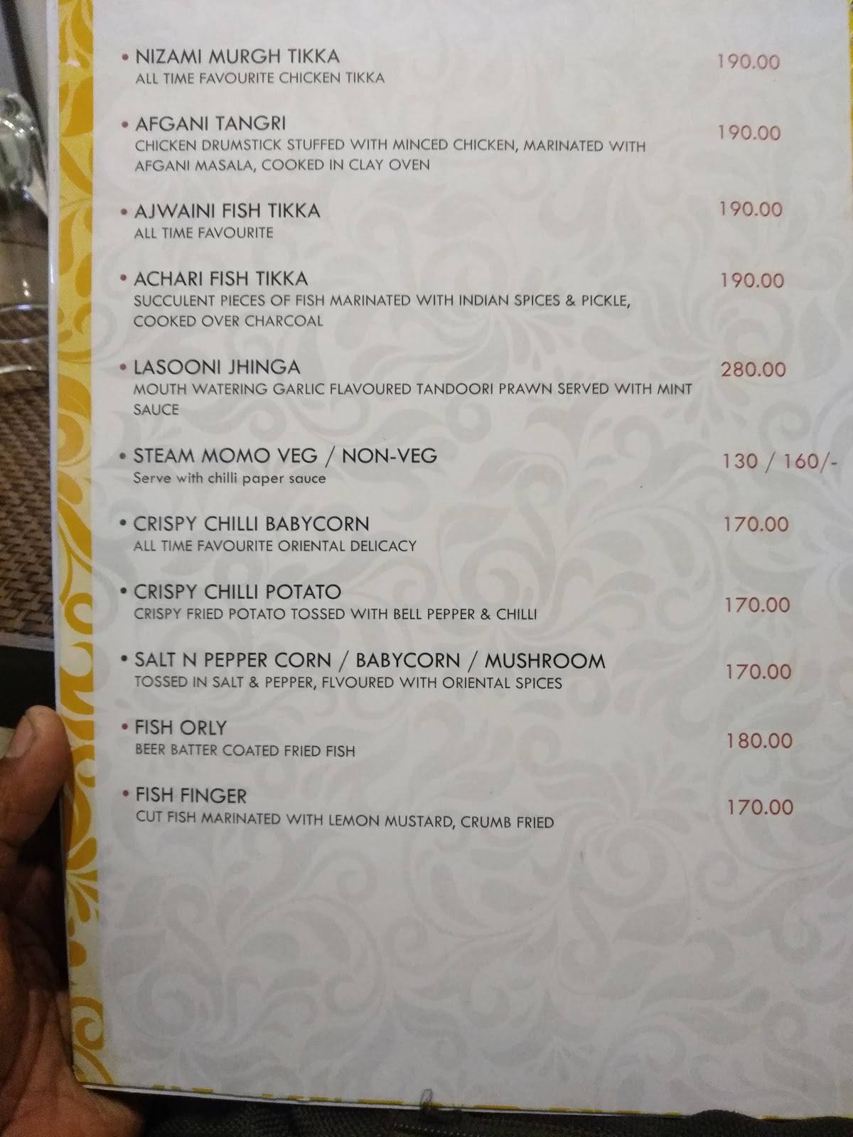 Menu at Rupar Tori Hotel & Restaurant, Agartala