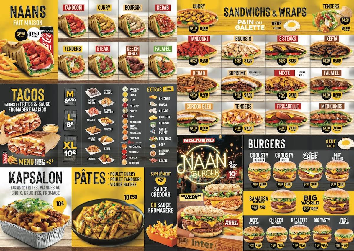 Menu de SAMASSA IFRAN
