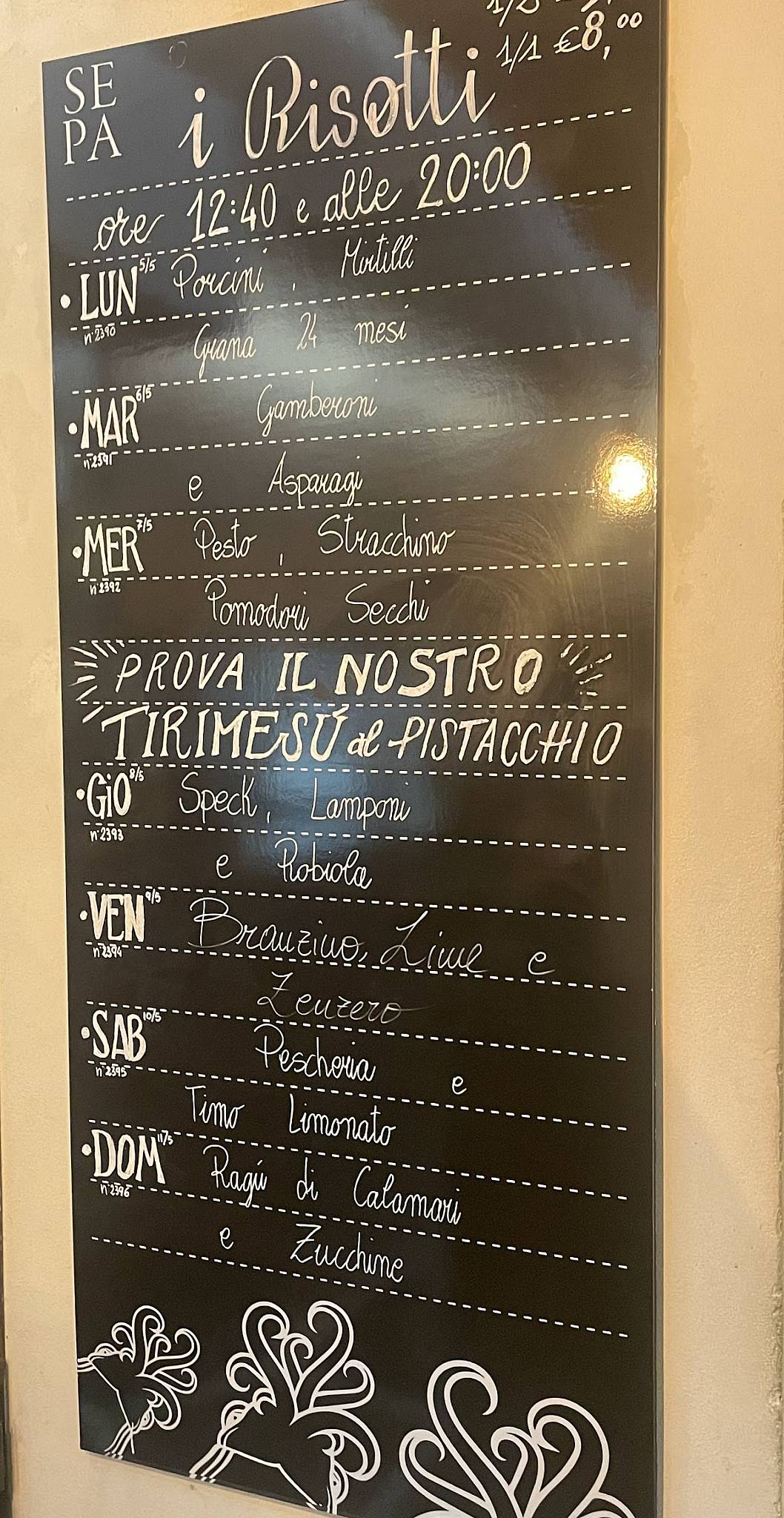 Menu di Osteria Vineria Gastronomica Sepa 
