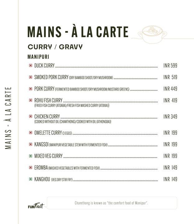 SINGJU,Juhu Tara Road menu