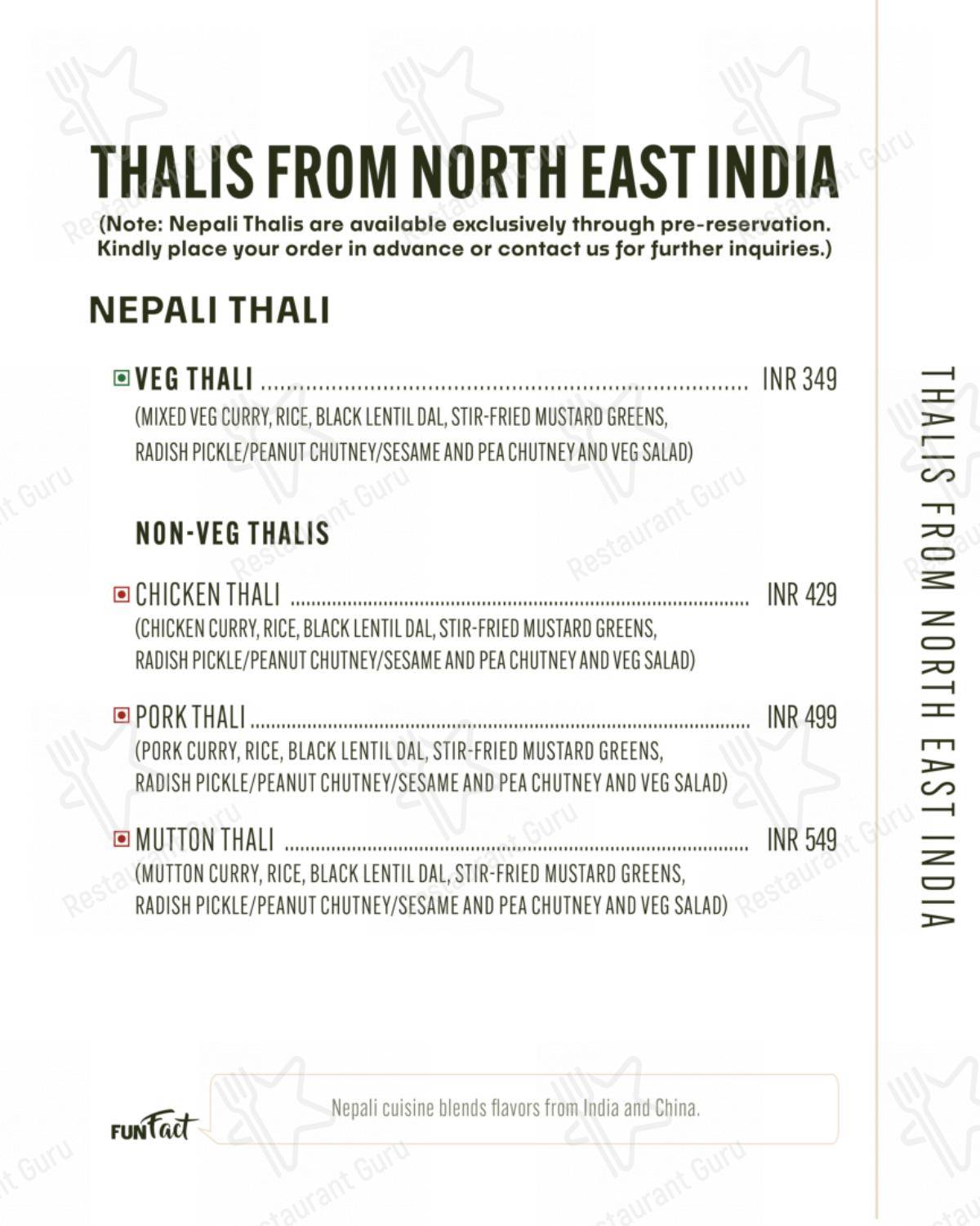 SINGJU,Juhu Tara Road - Menu