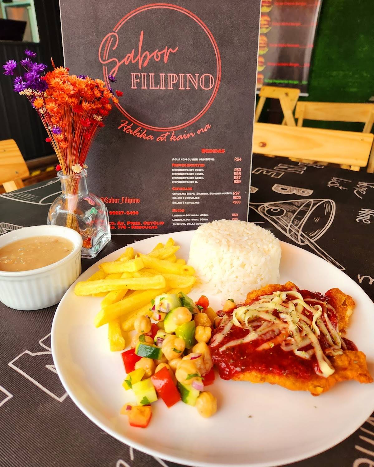 Sabor Filipino cardápio