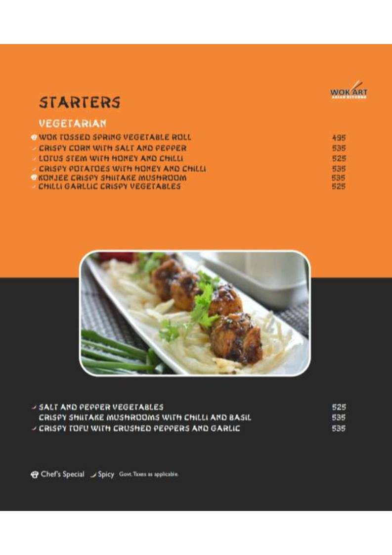Samarkand Restaurant & Bar menu