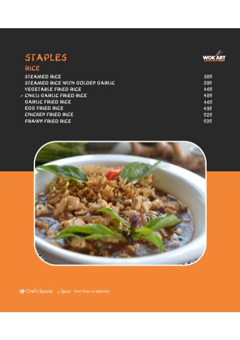 Samarkand Restaurant & Bar menu