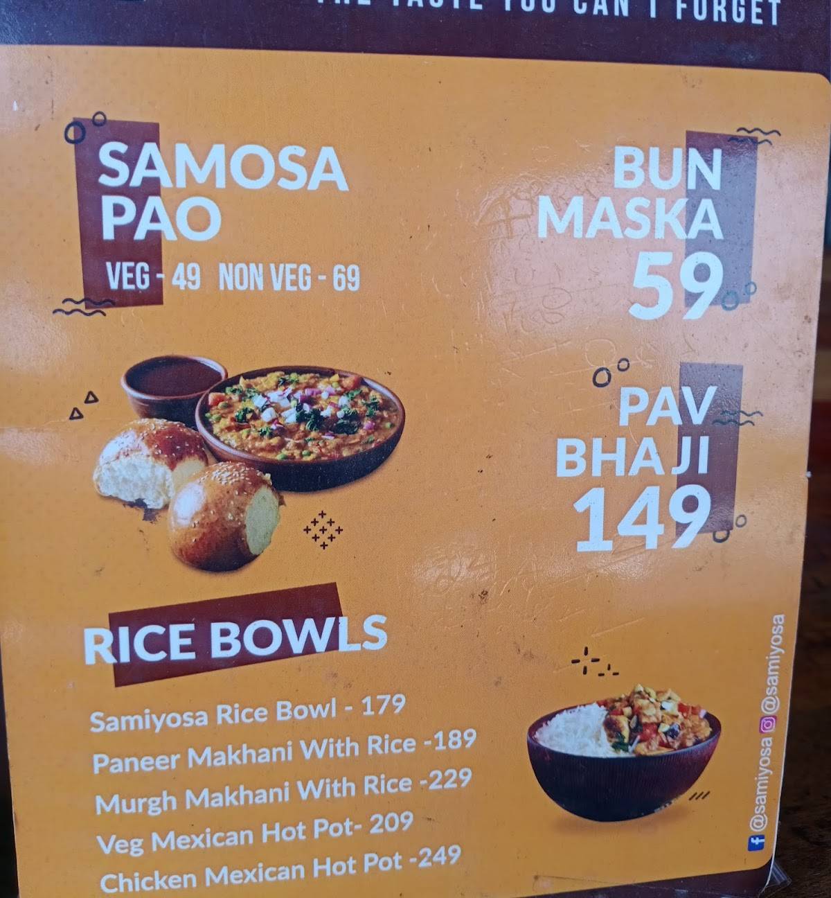 Samiyosa Nsp menu