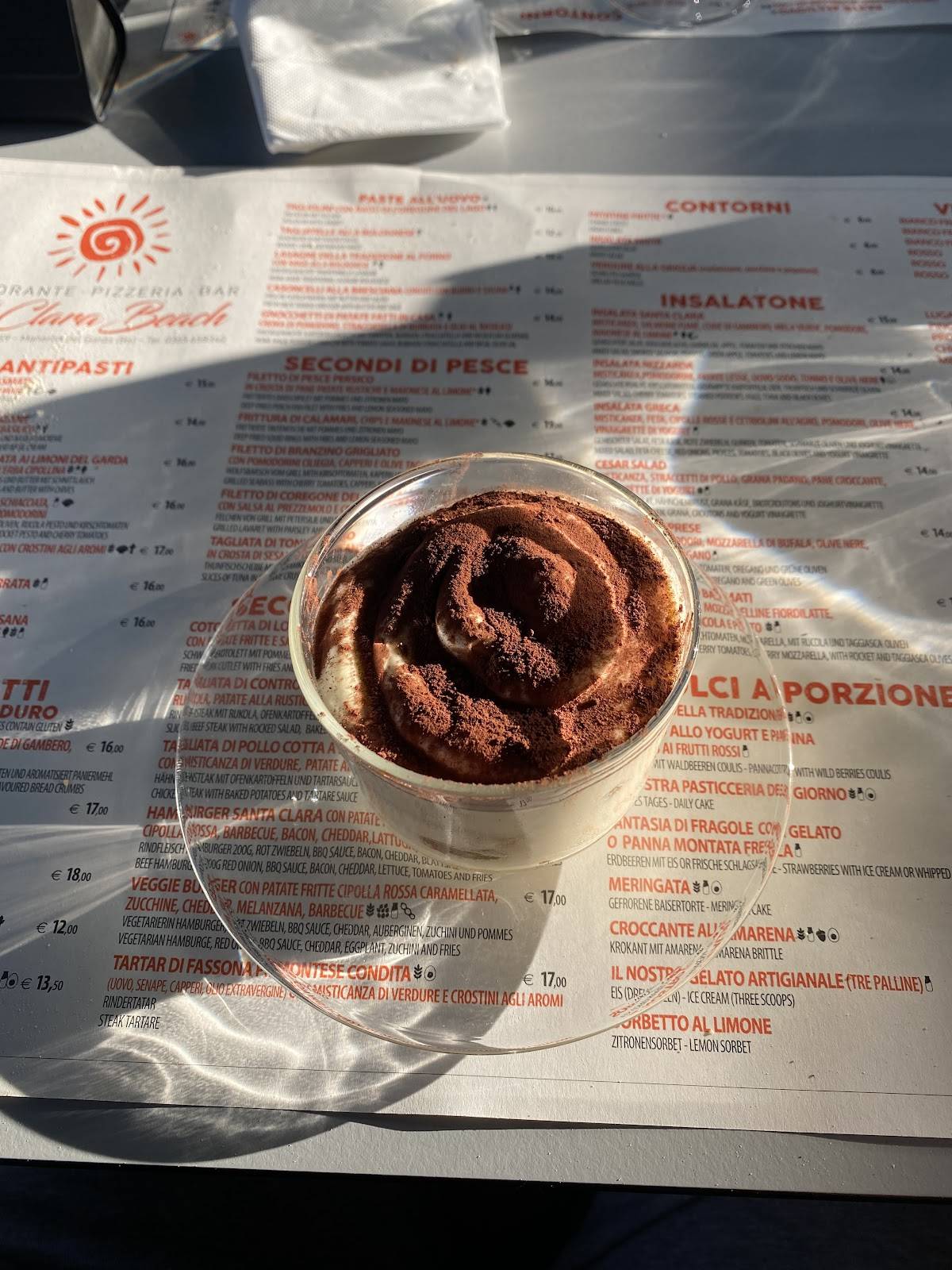 Menu di Santa Clara Beach 