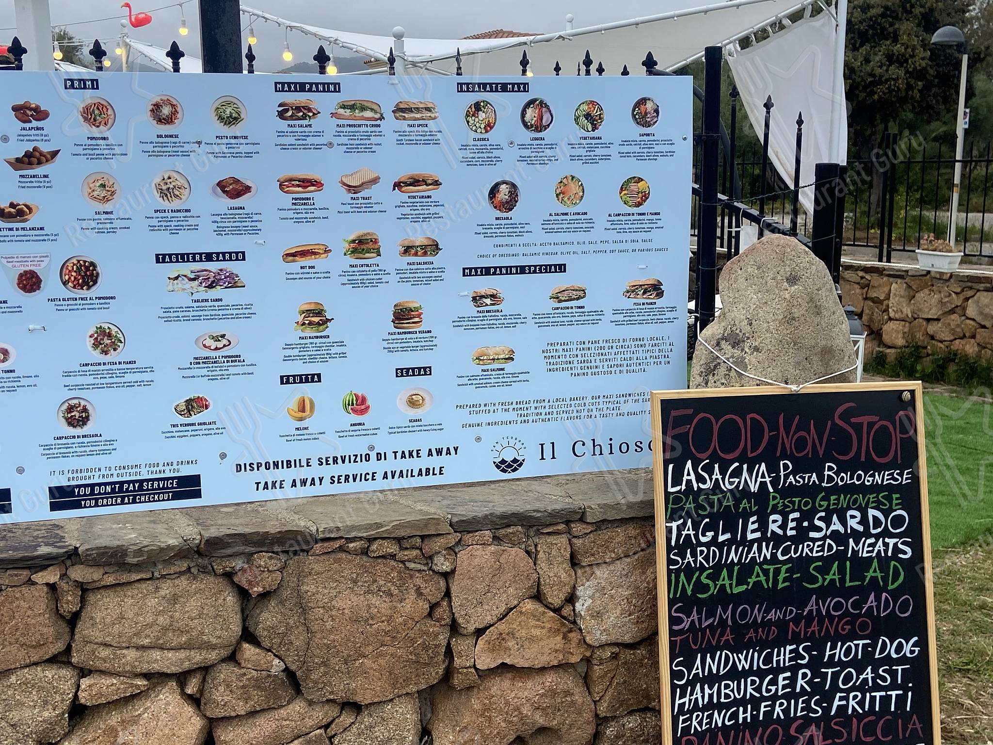 Menu di Il Chiosco - San Teodoro 