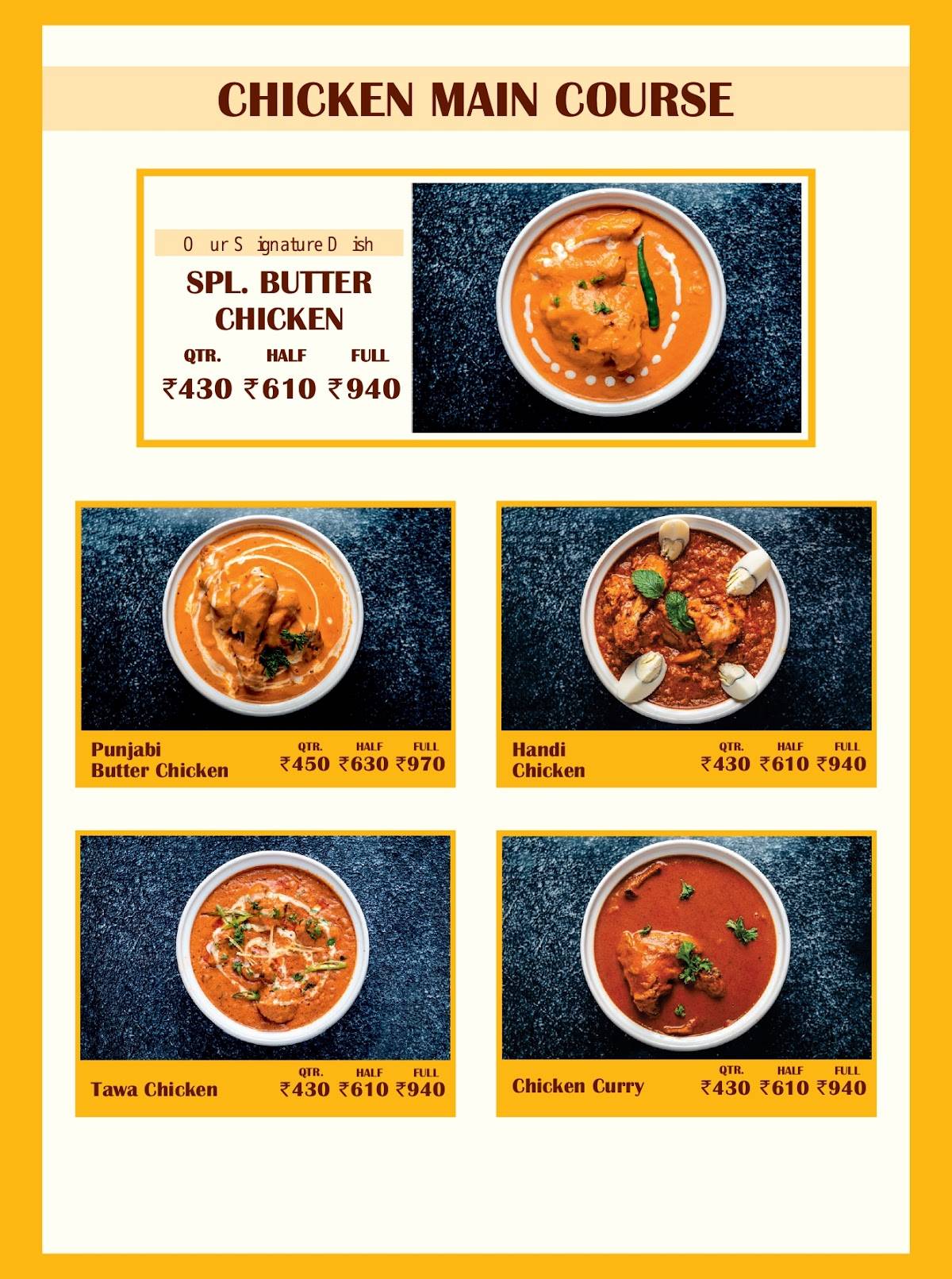 Sandoz Restaurant - Paschim Vihar menu