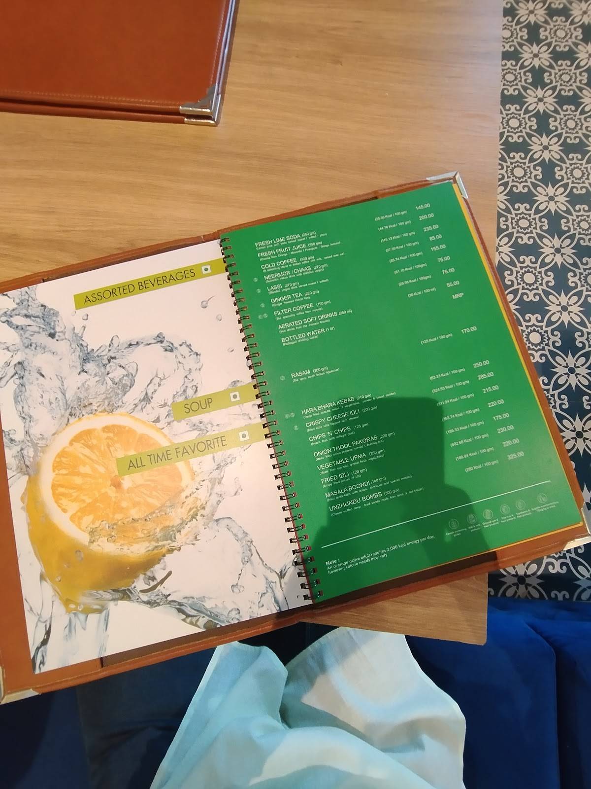 Sankalp Restaurant menu