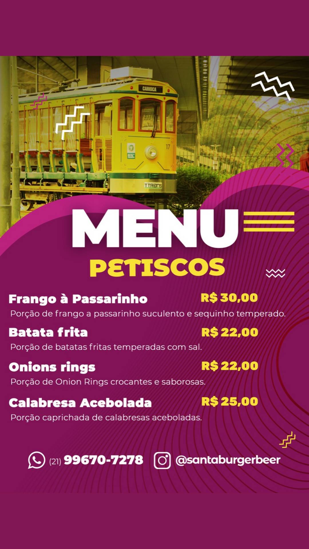 Santa Burger & Beer cardápio