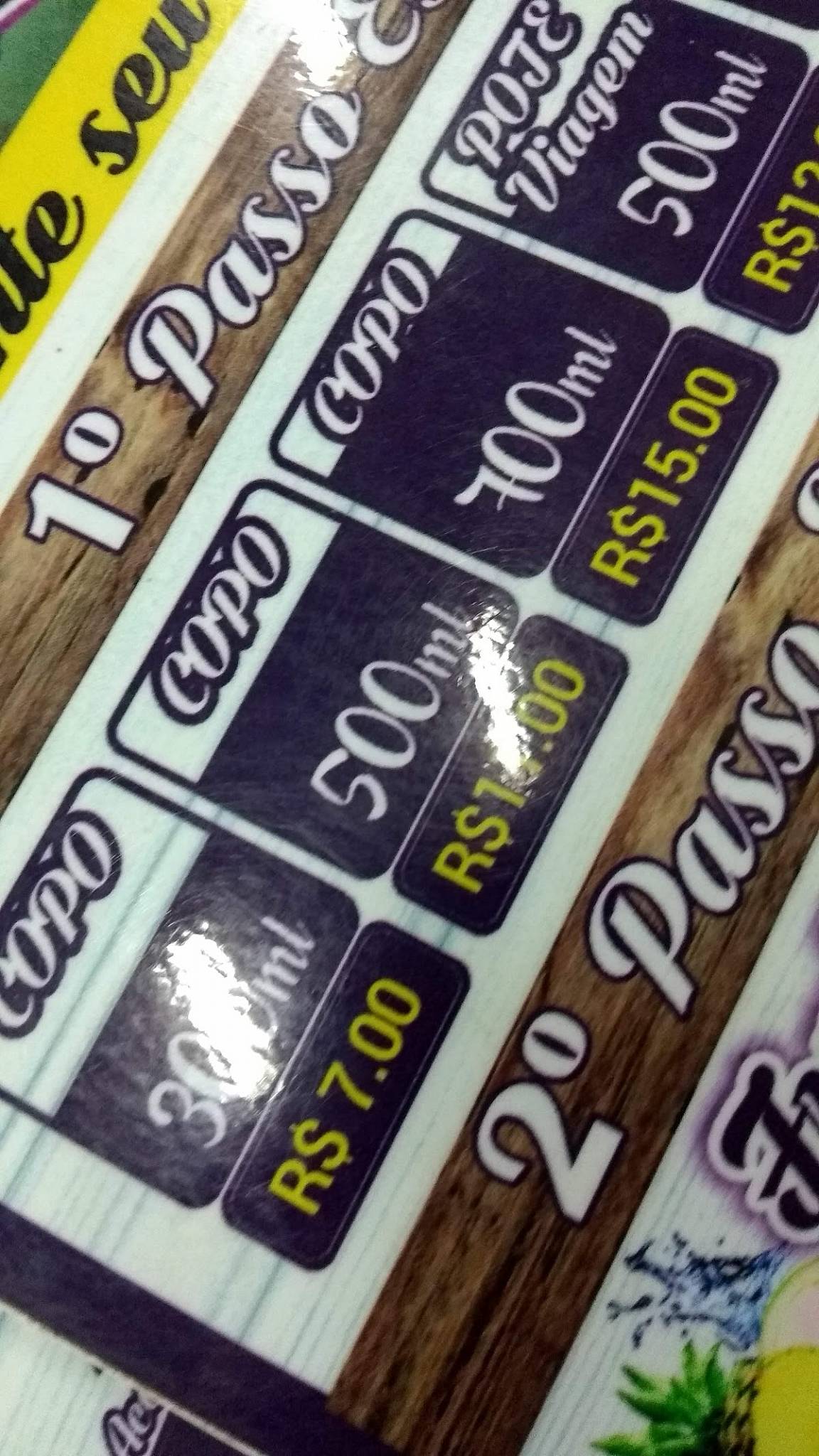 Santo Açai cardápio