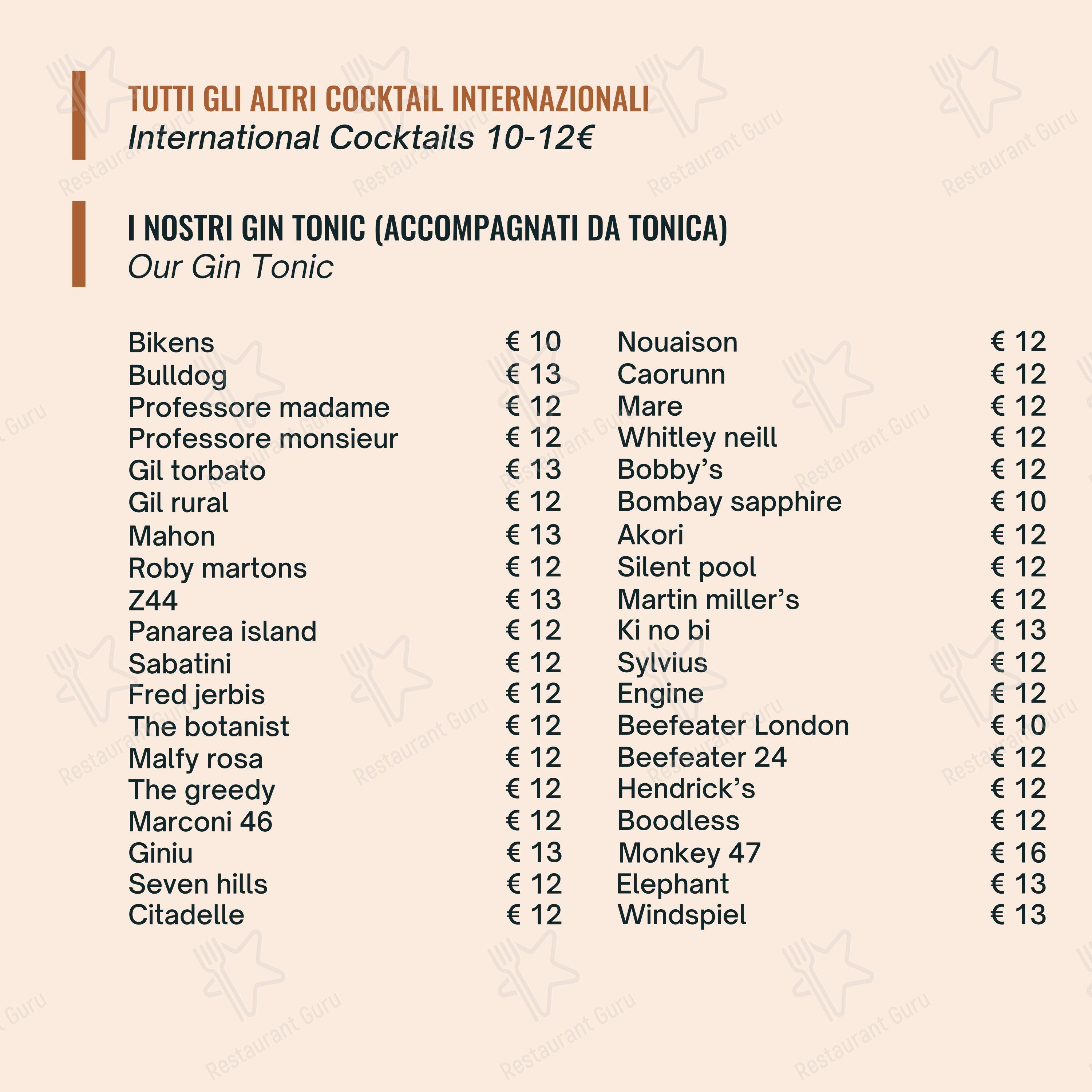 Menu di Sapori Solari - La Bisteccheria - Menu