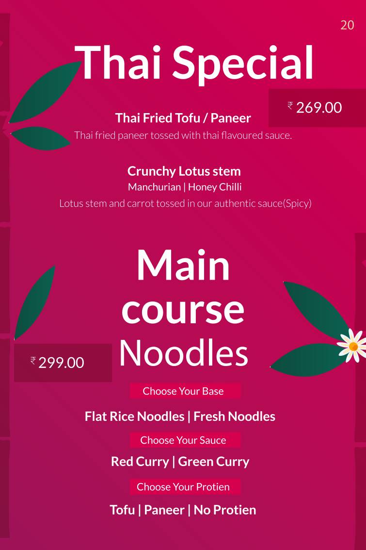 Sattvik - A Vegetarian Delight menu