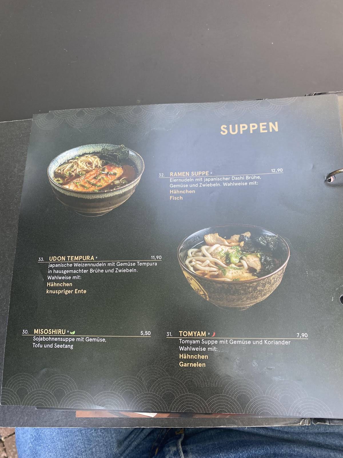Menu de Sendo