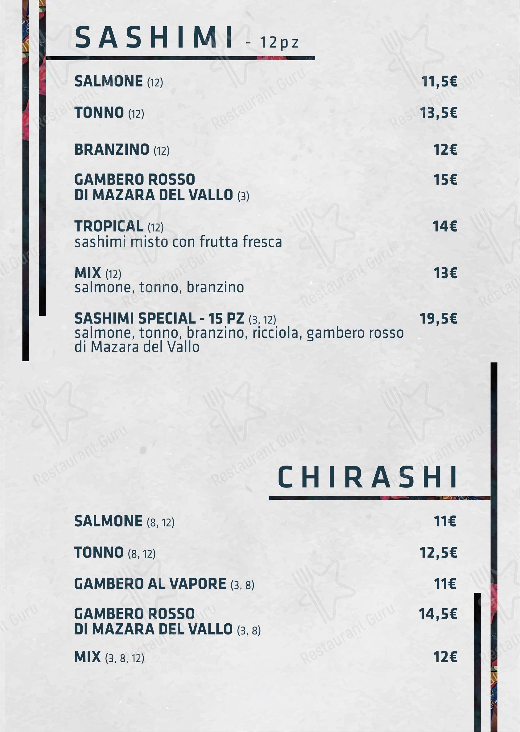 菜单 per Shabu Monza ristorante