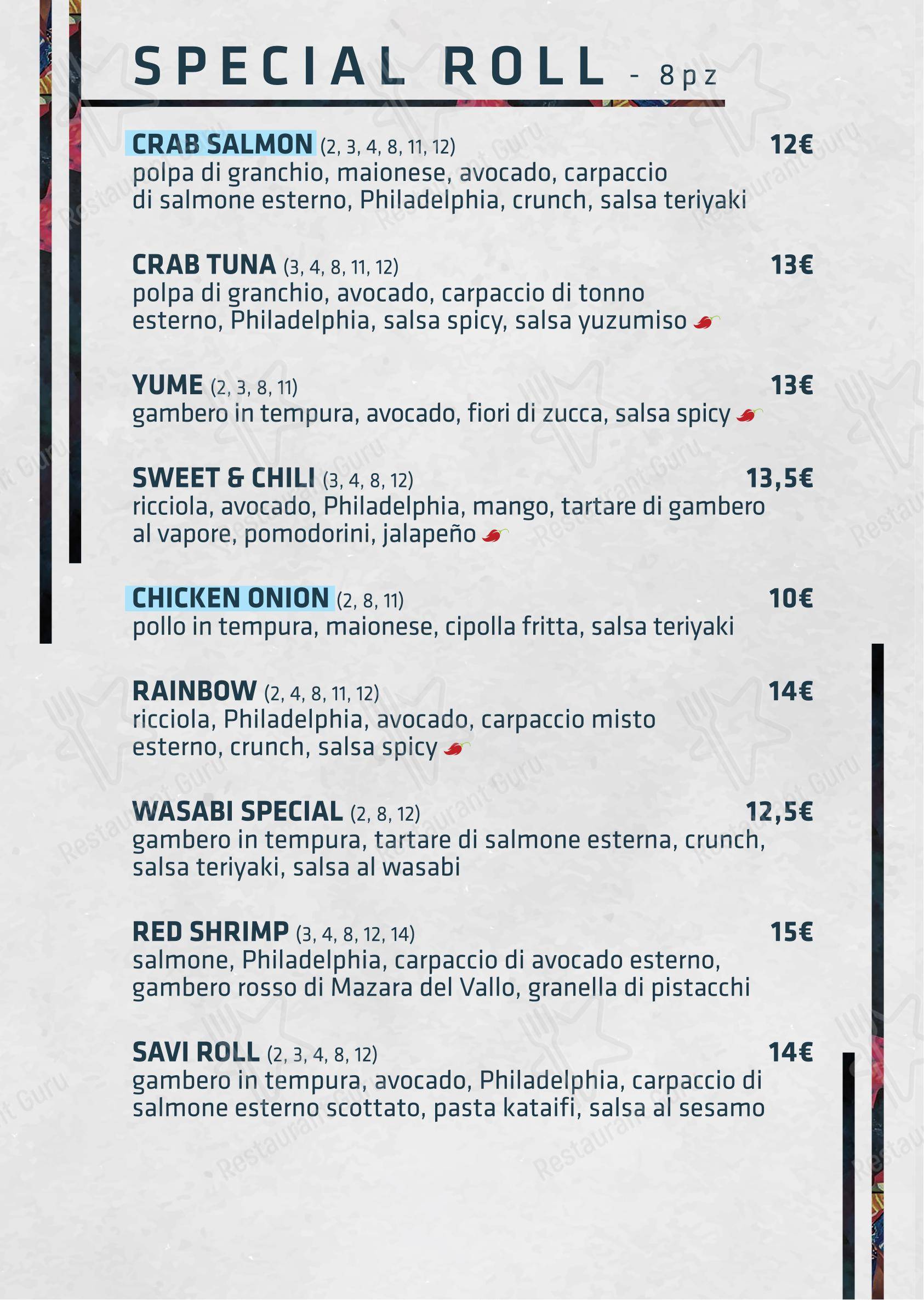 菜单 per Shabu Monza ristorante