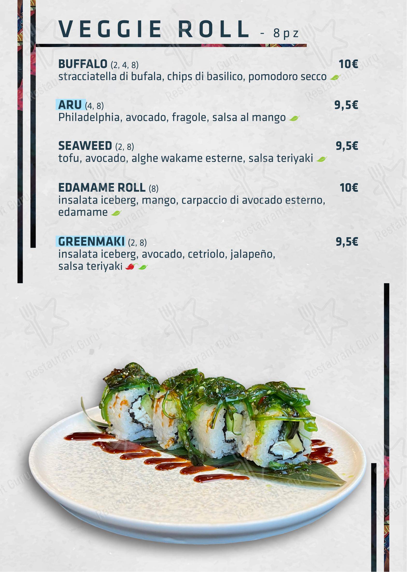 Shabu Monza in Monza - 菜单