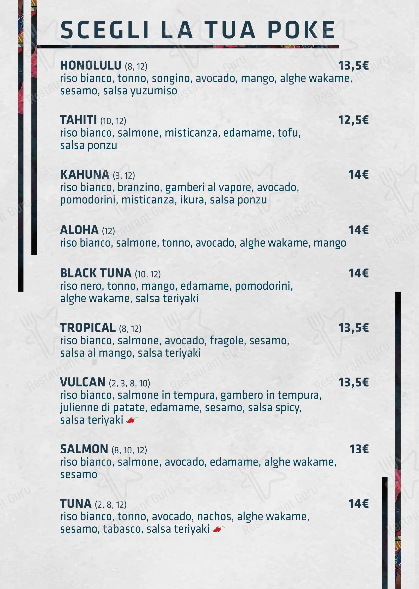 Shabu Monza in Monza - 菜单