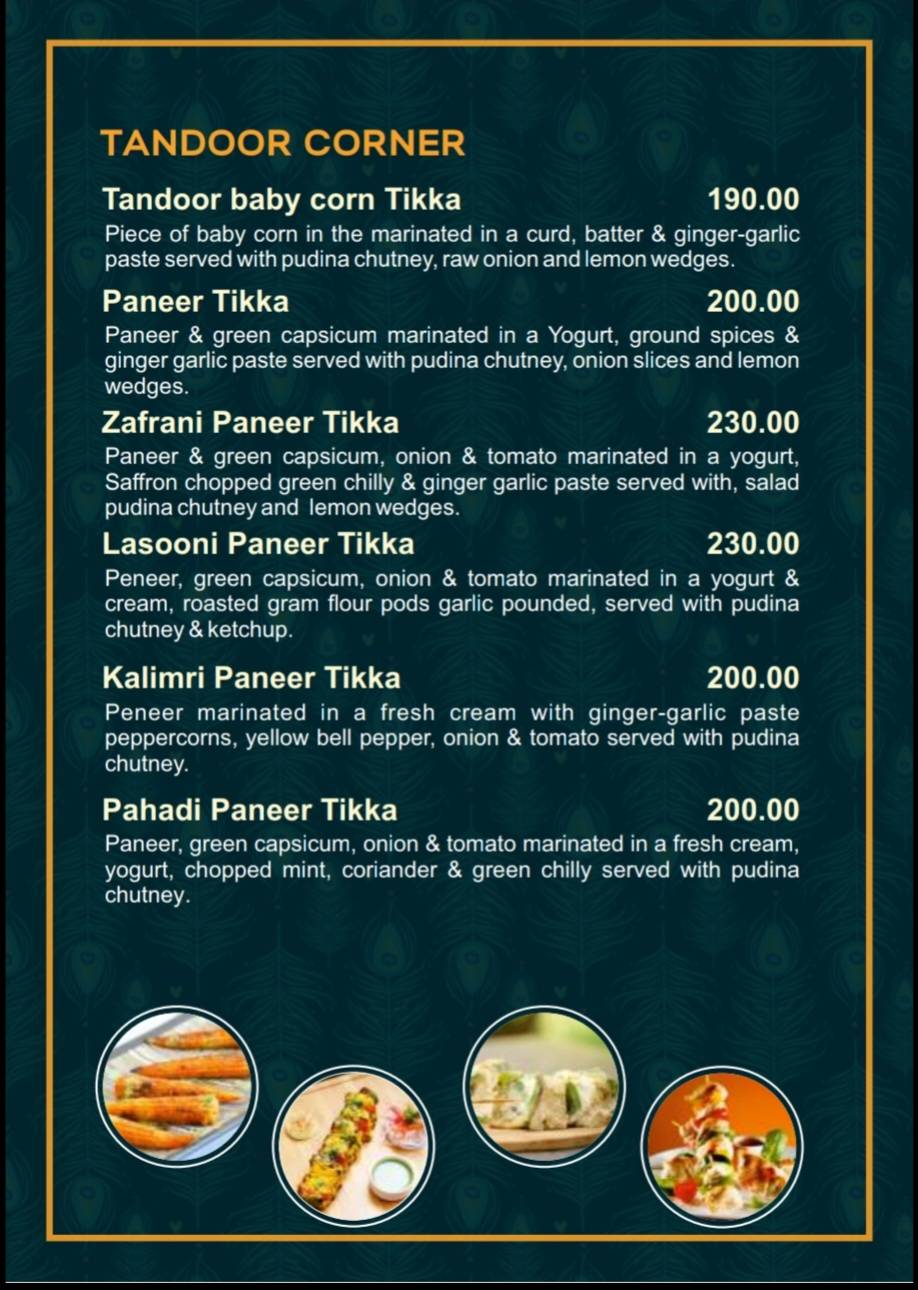 Shri Krishna menu