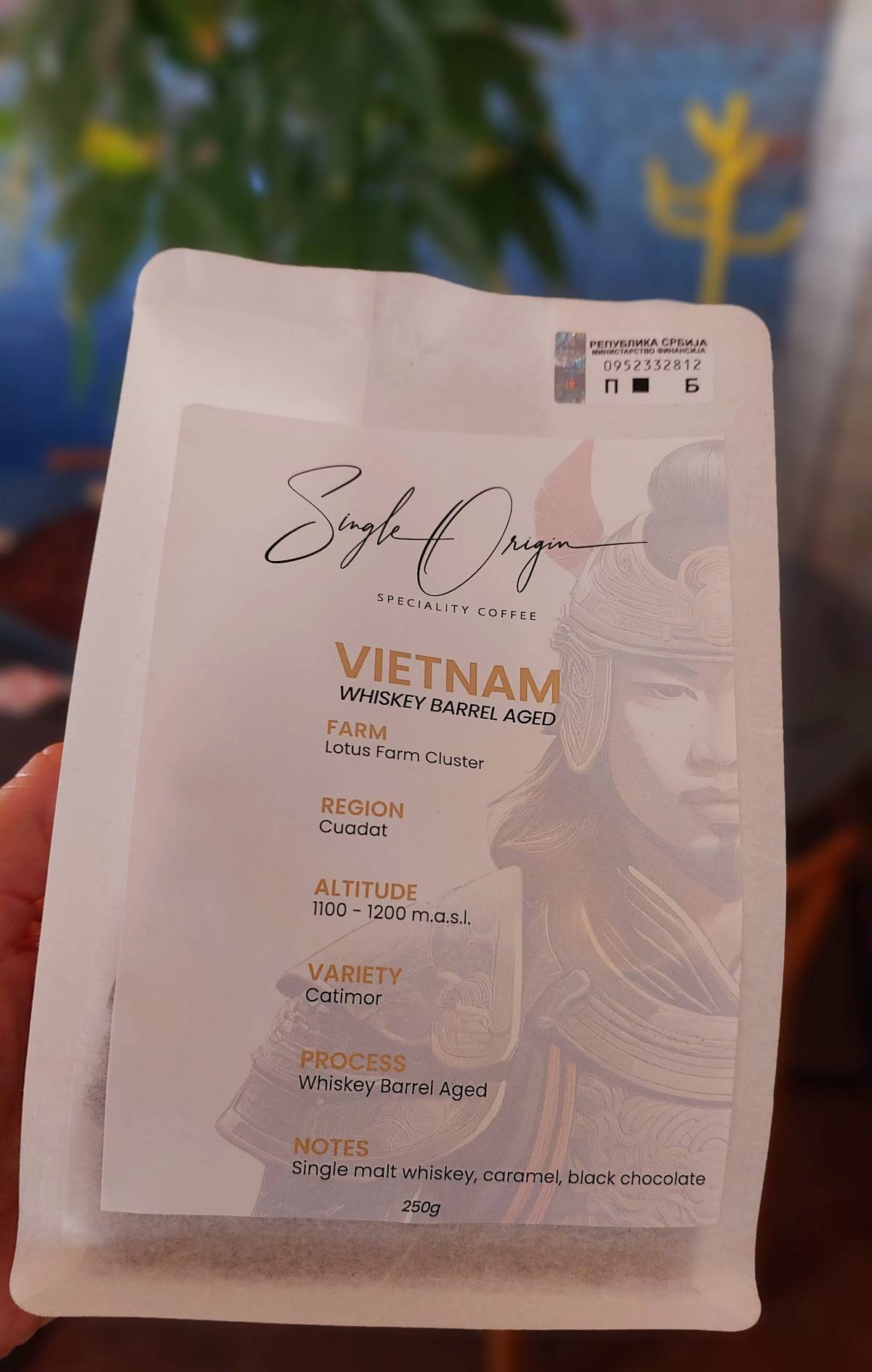 Menu de Single Origin