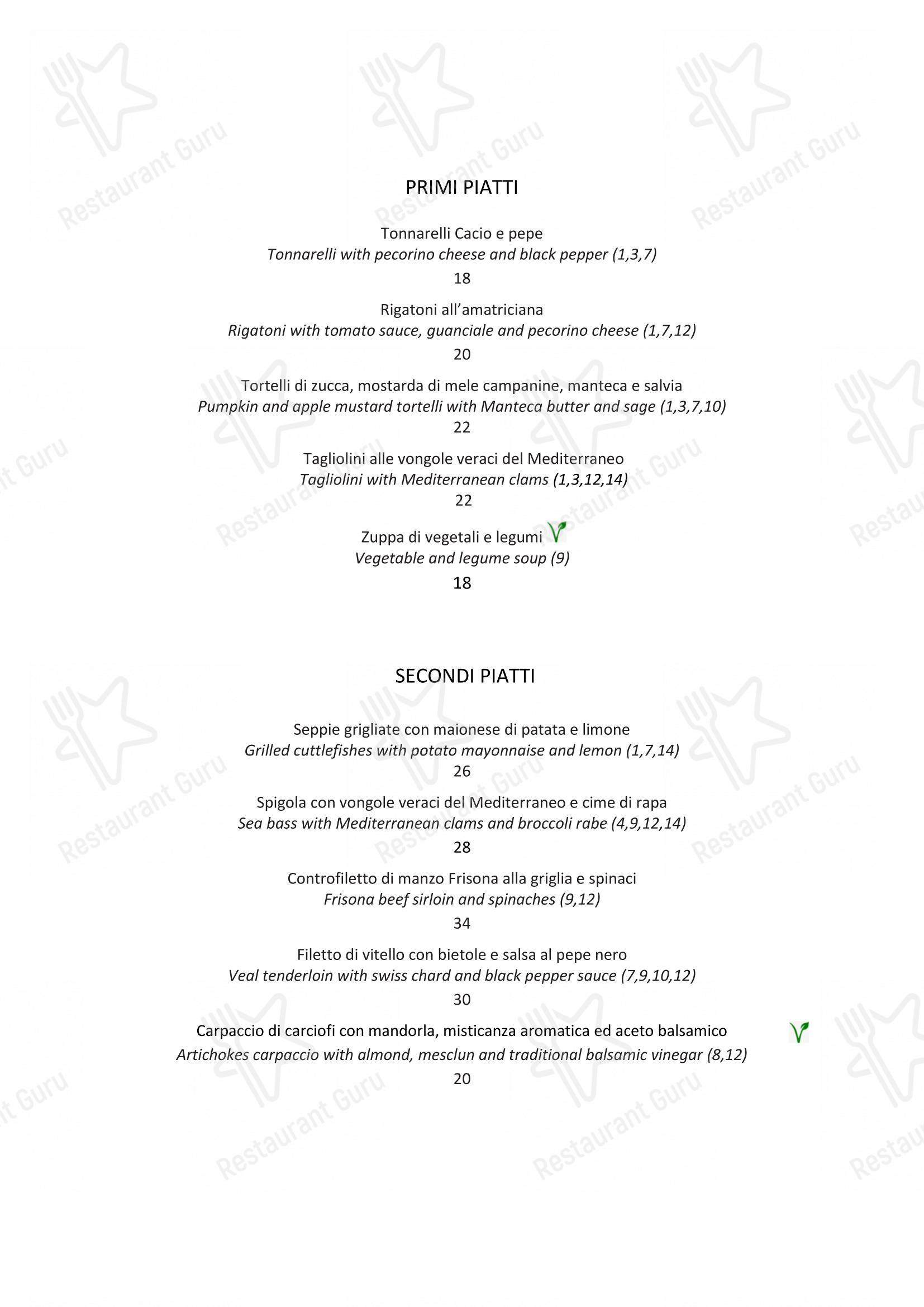 Menu di Il Caffè