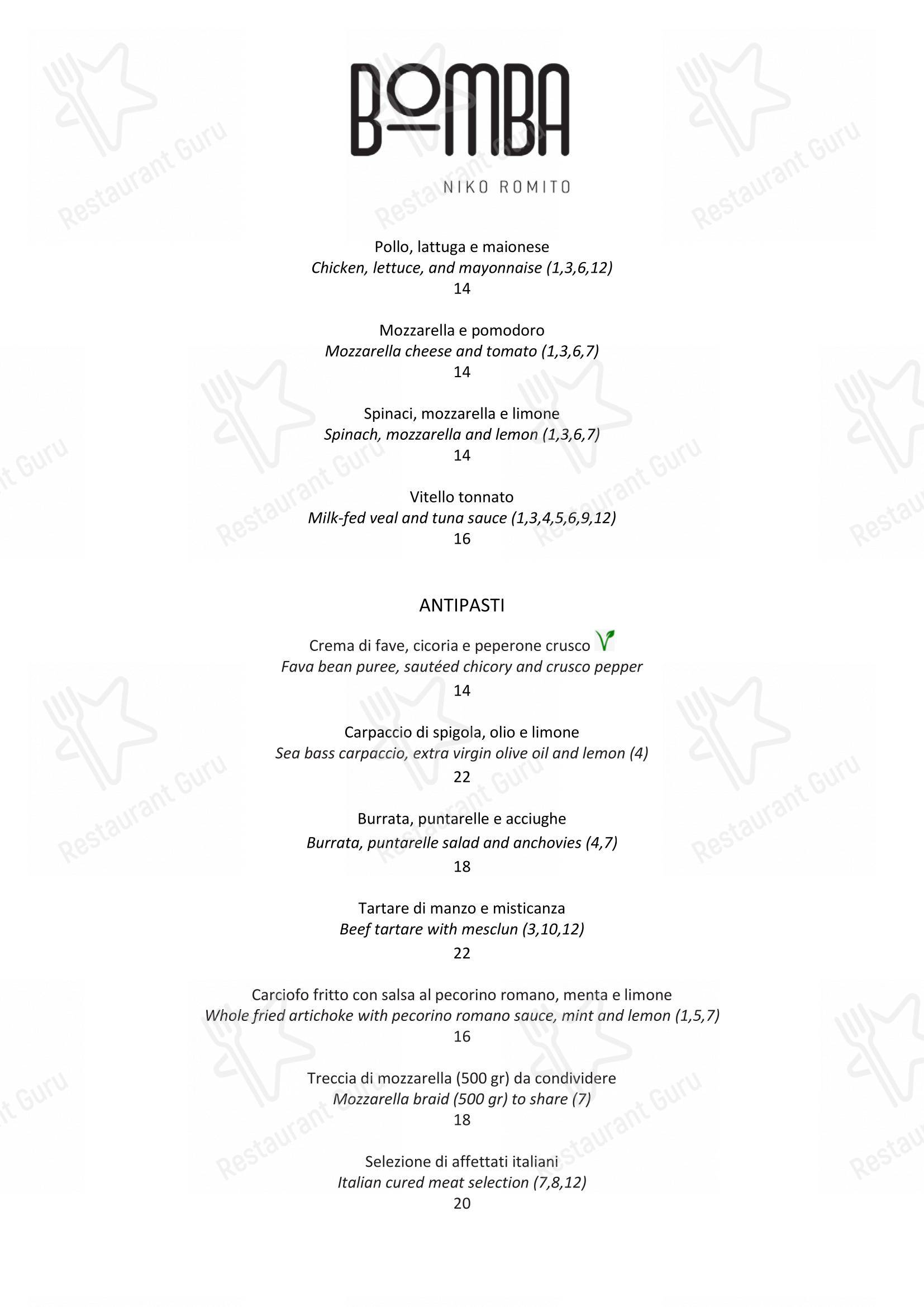 Menu di Il Caffè - Ночное меню