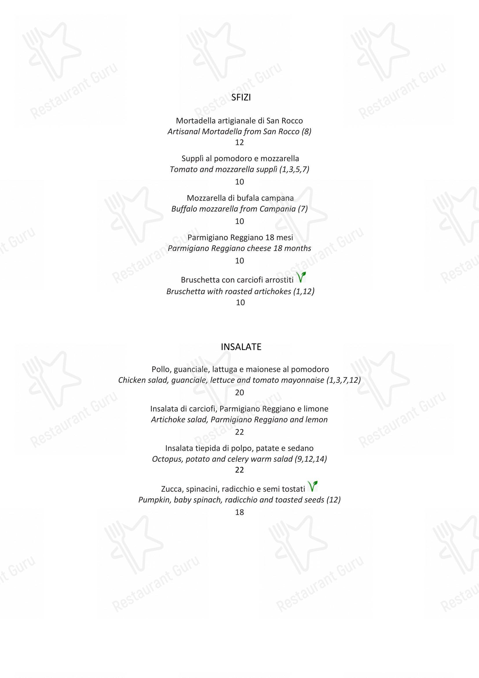 Menu di Il Caffè - Ночное меню