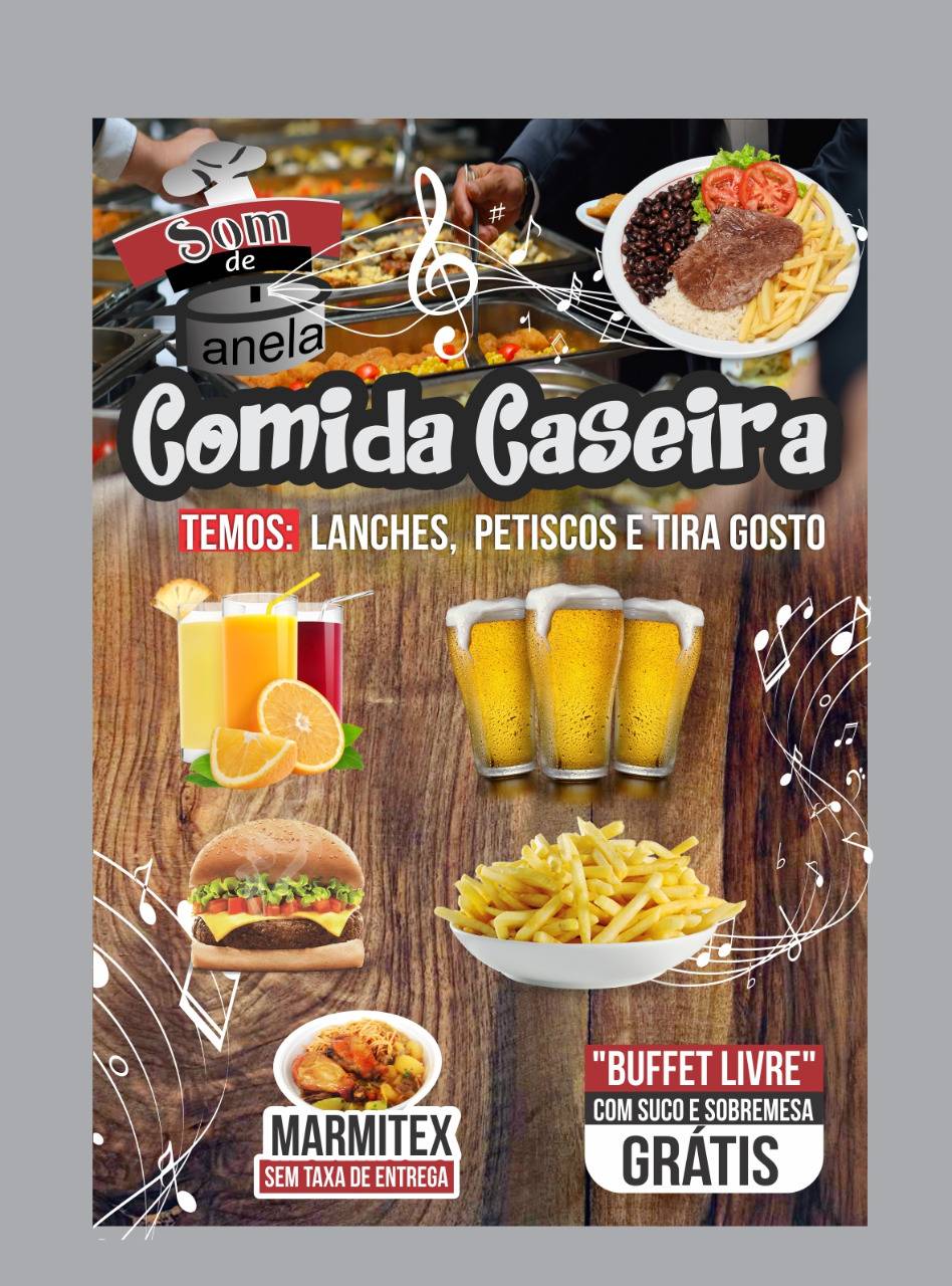 Menu em Som de Panela Restaurante, Curitiba