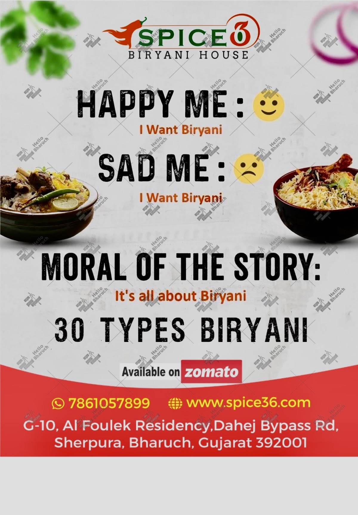 Spice 36 menu
