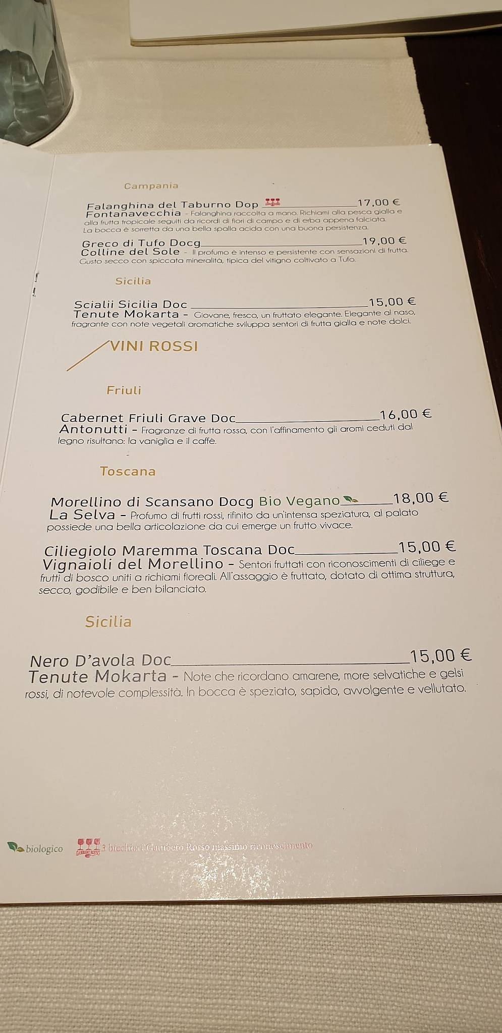 Menu di Spring Sushi 