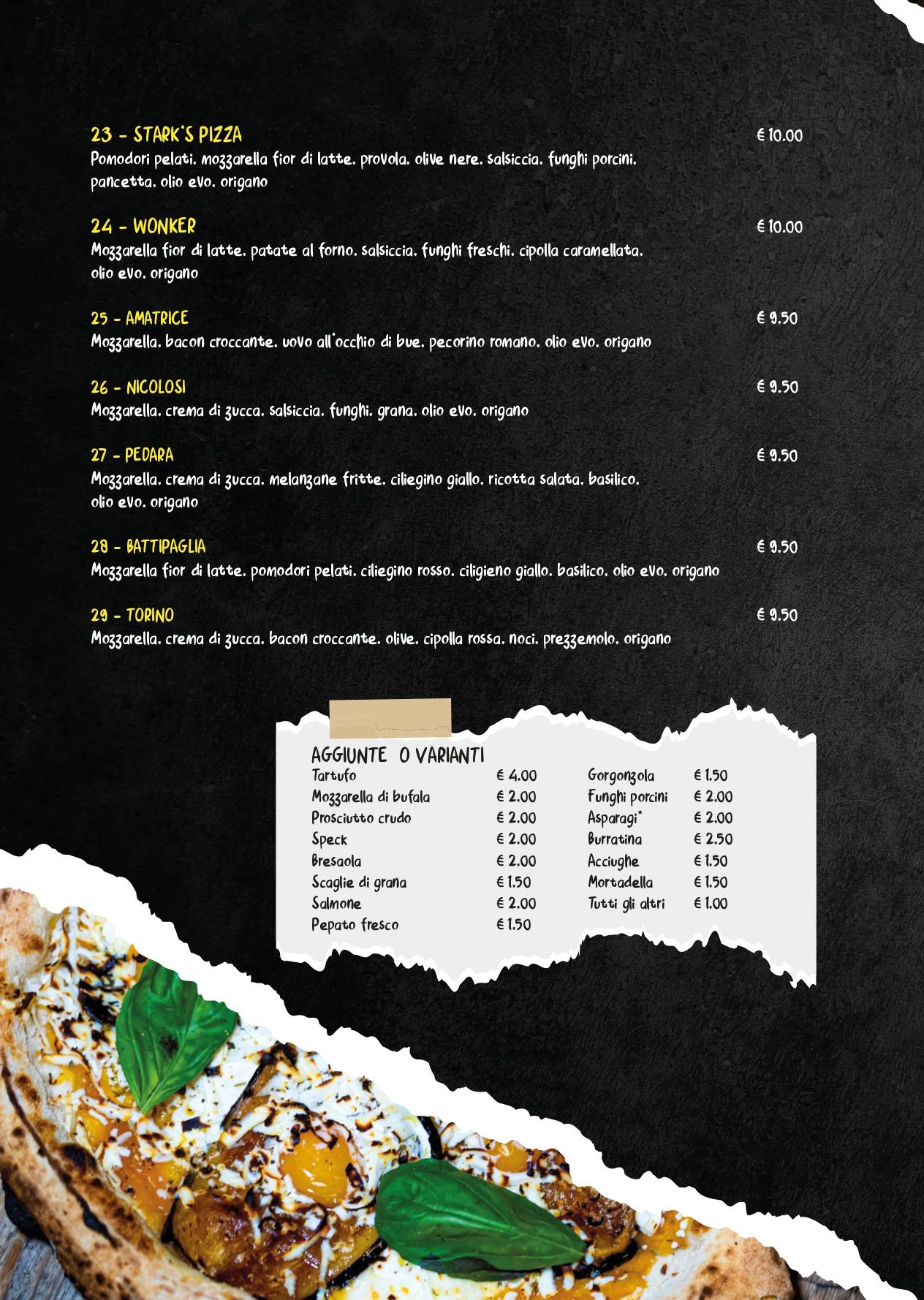 Menu di Stark's Cafè 