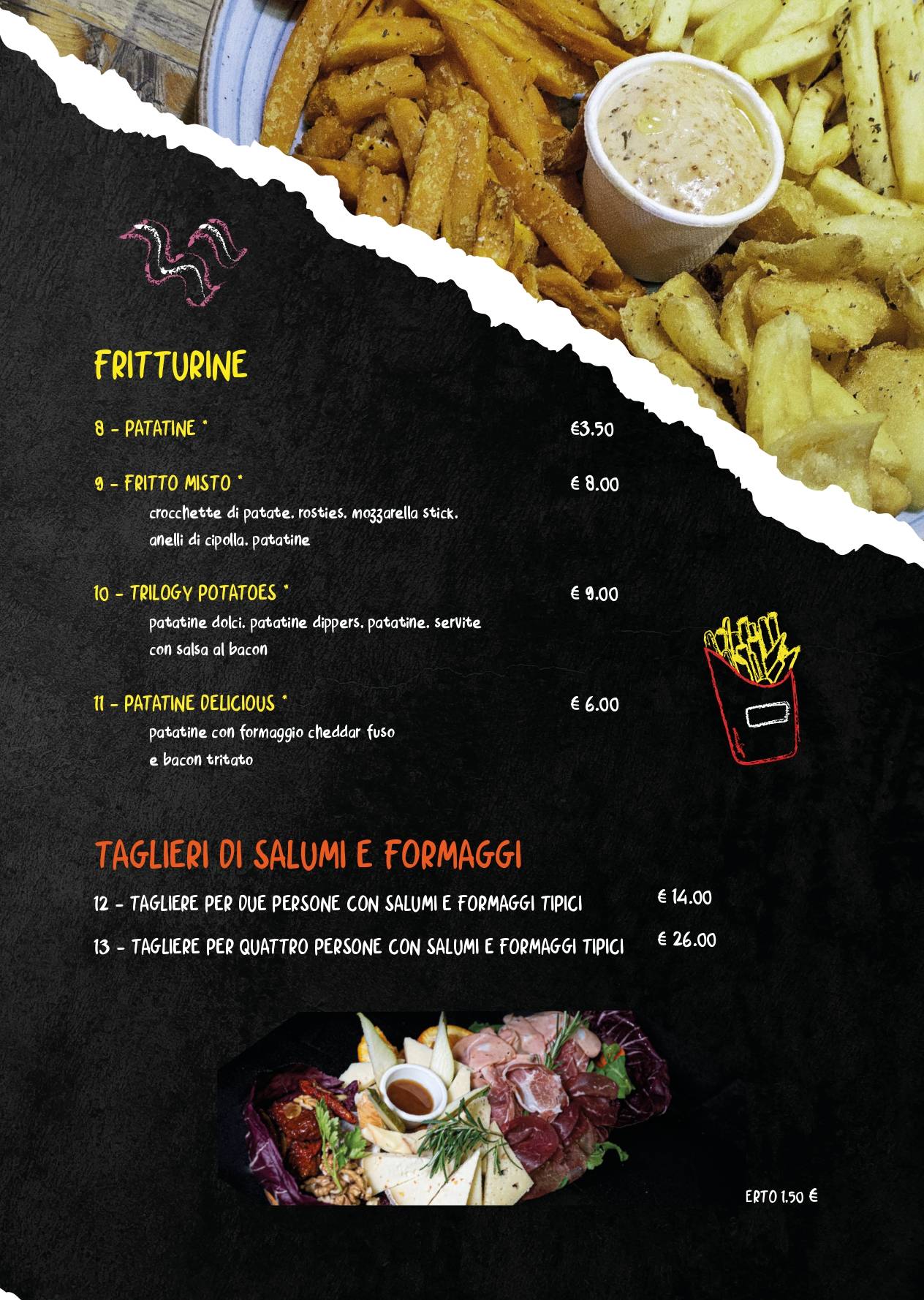 Menu di Stark's Cafè 