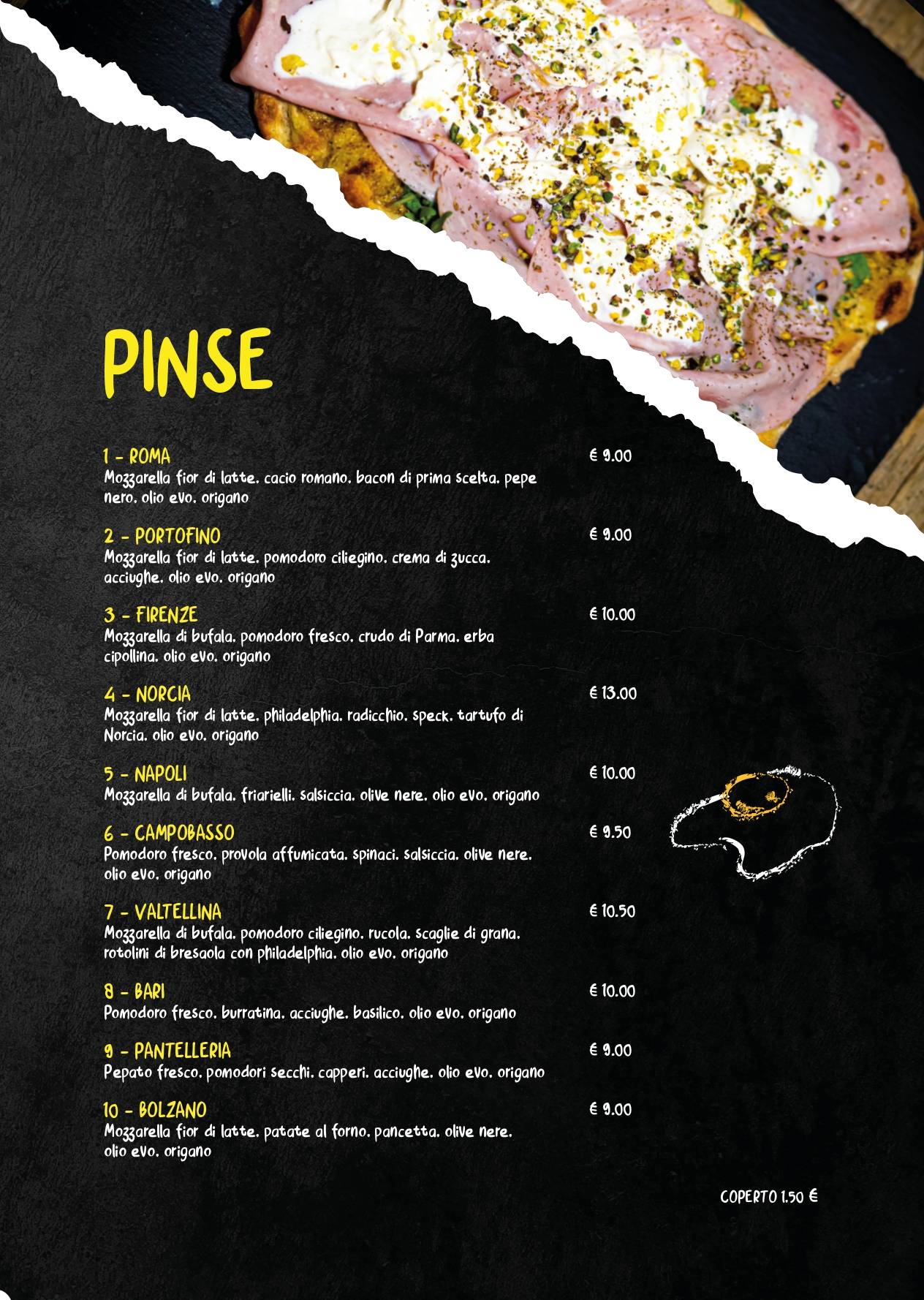 Menu di Stark's Cafè 