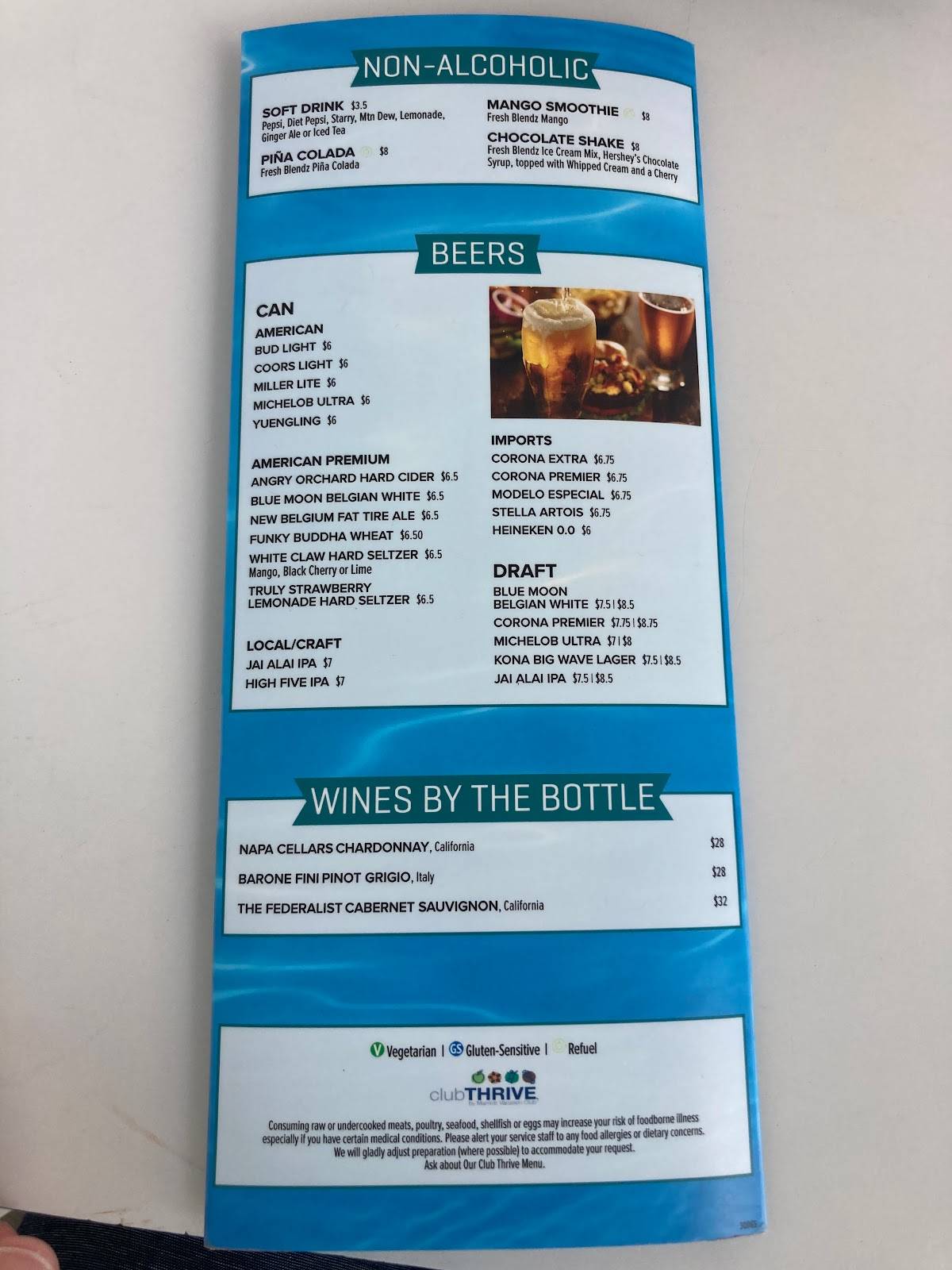 Menu at Stilts Bar & Grill, Marco Island